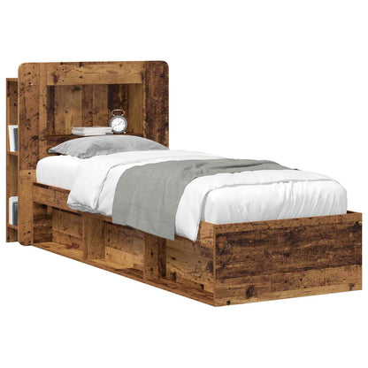 Kopfteil Schrank mit Speicher Altholz Holzwerkstoff