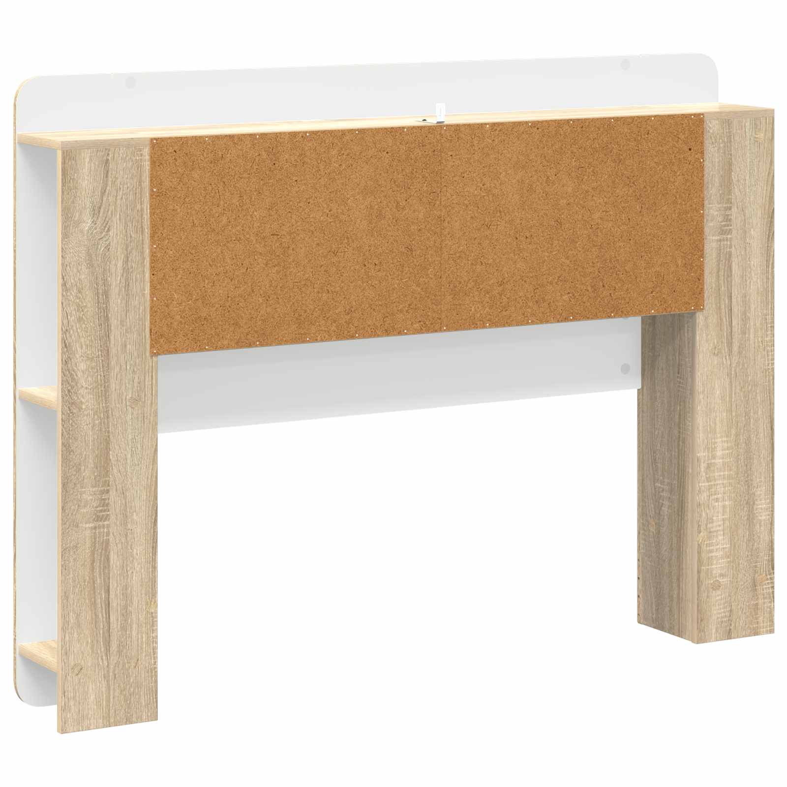 Kopfteil Schrank mit Speicher Sonoma-Eiche Holzwerkstoff