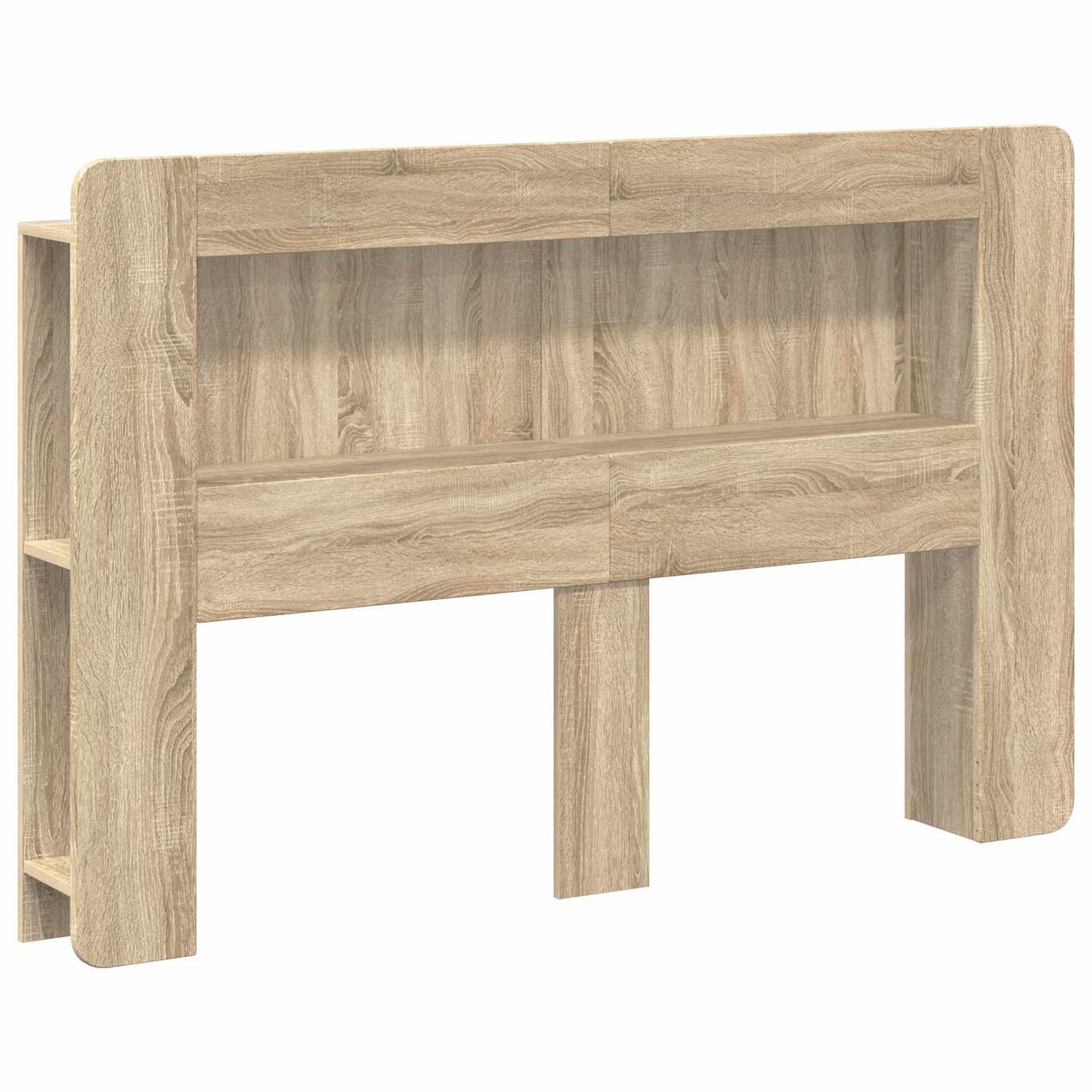 Kopfteil Schrank mit Speicher Sonoma-Eiche Holzwerkstoff