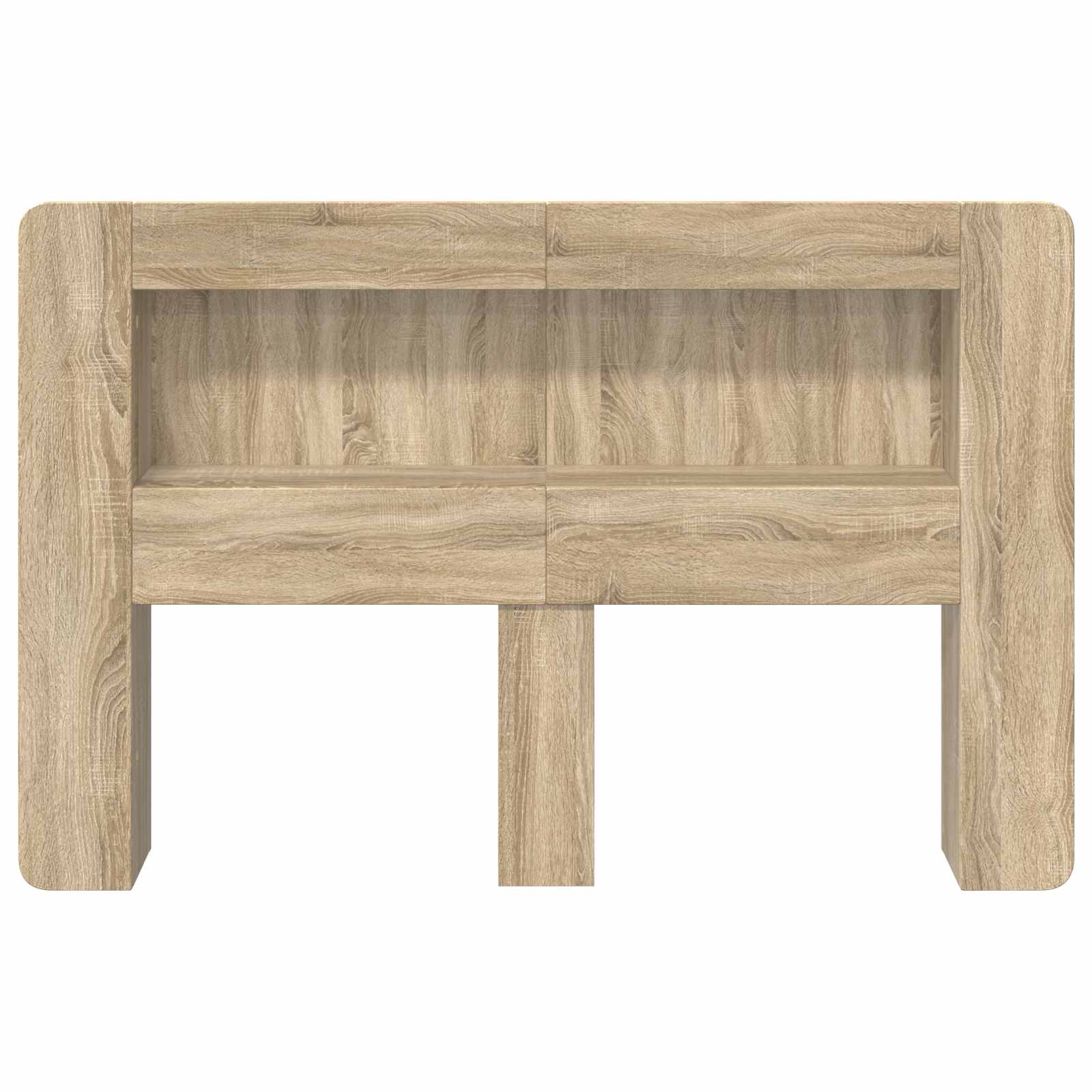 Kopfteil Schrank mit Speicher Sonoma-Eiche Holzwerkstoff