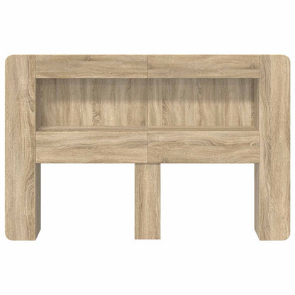Kopfteil Schrank mit Speicher Sonoma-Eiche Holzwerkstoff