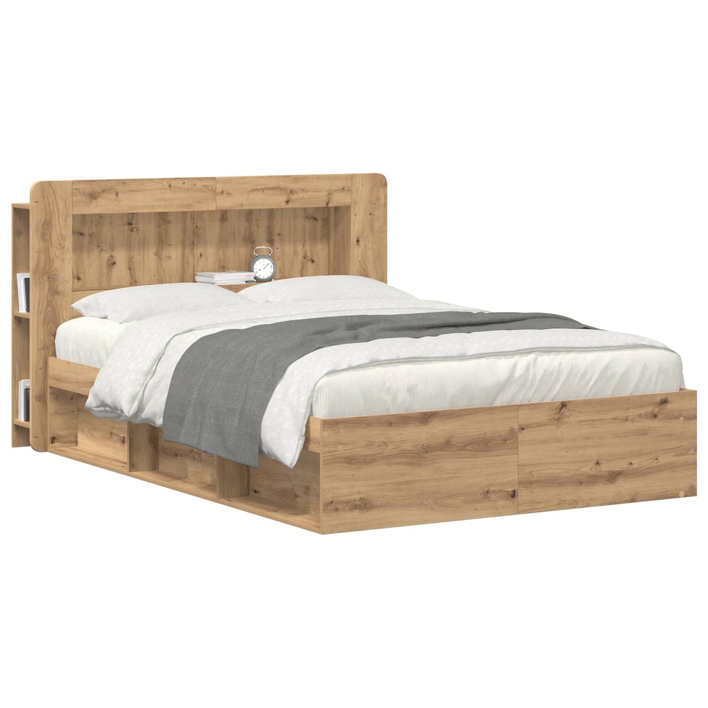 Kopfteil Schrank Artisan-Eiche 140 cm Holzwerkstoff