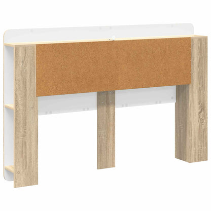Kopfteil Schrank mit Speicher Sonoma-Eiche Holzwerkstoff