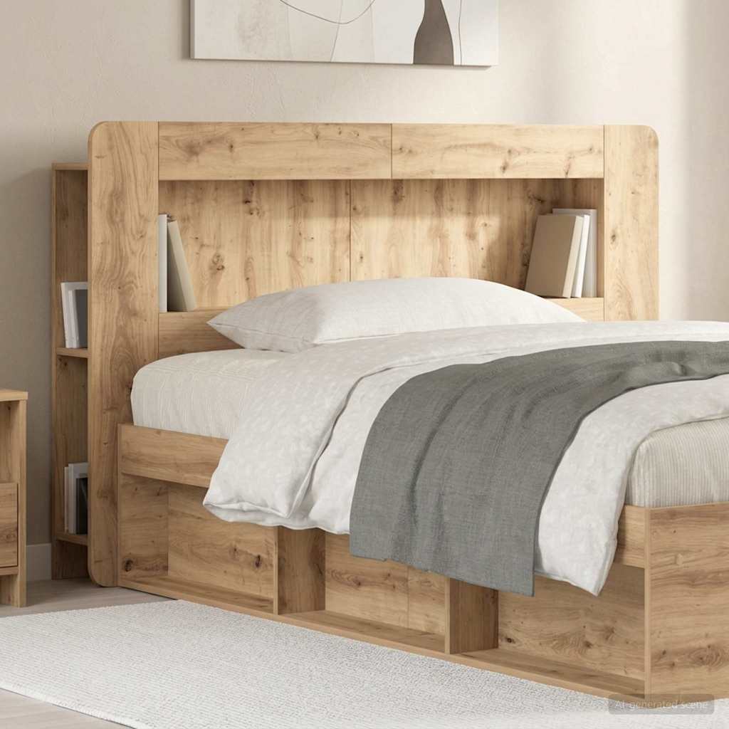 Kopfteil Schrank Artisan-Eiche 160 cm Holzwerkstoff