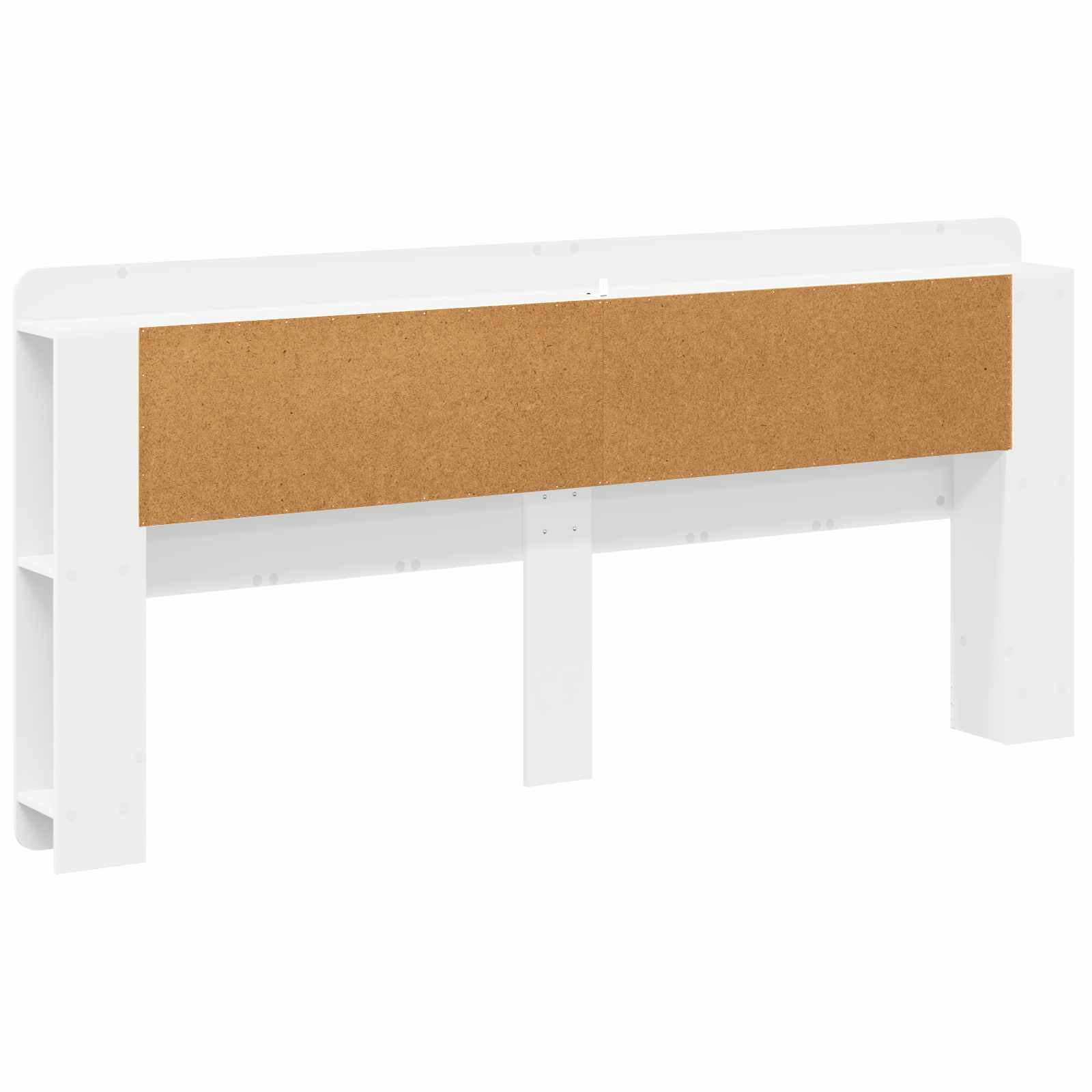 Kopfteil Schrank mit Speicher Weiß Holzwerkstoff