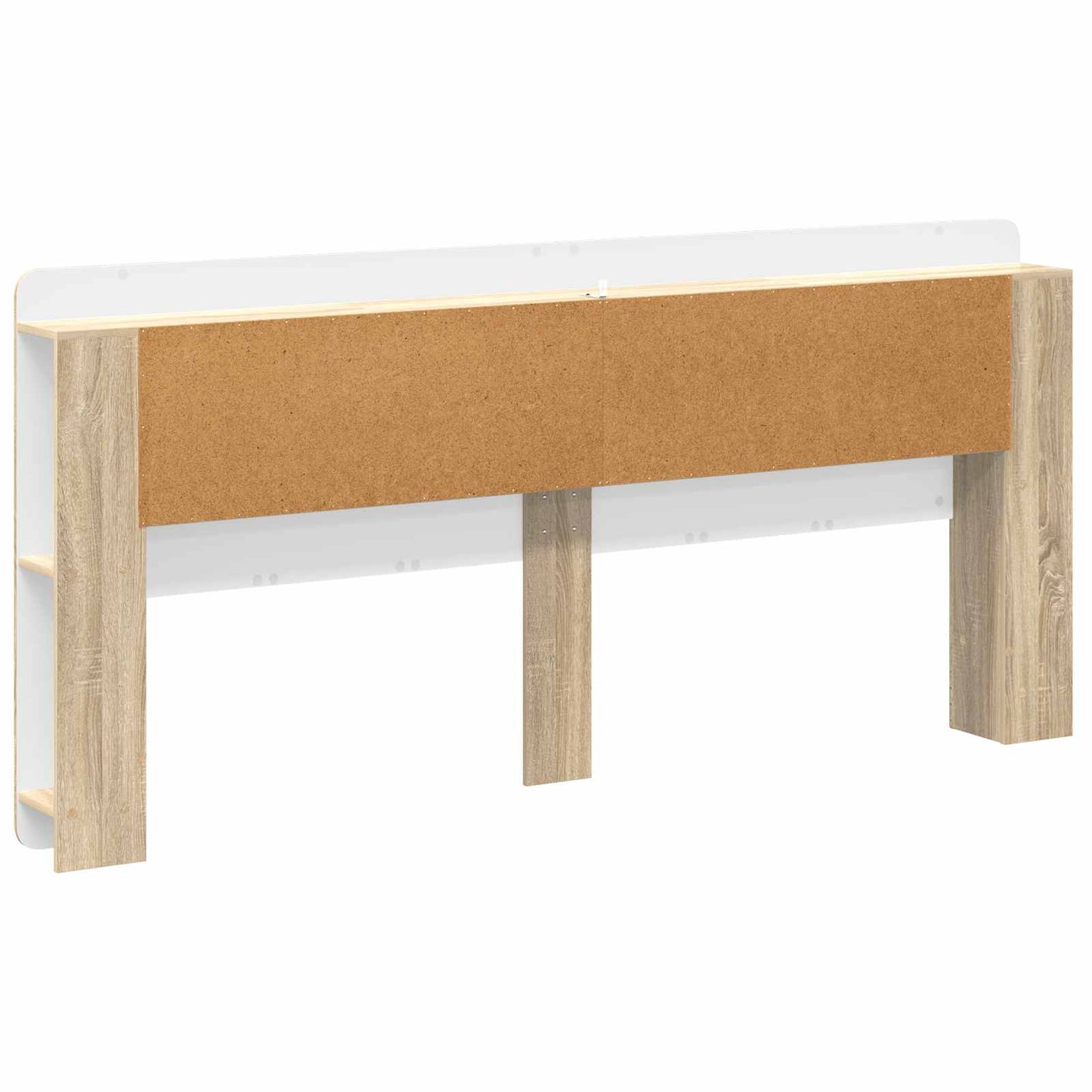 Kopfteil Schrank mit Speicher Sonoma-Eiche Holzwerkstoff
