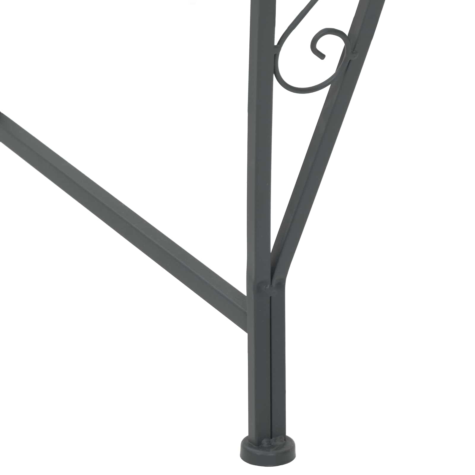 Baumbank 8-Sitzanzahl Ø 160 x 89 cm Stahl Silber Grau Rund
