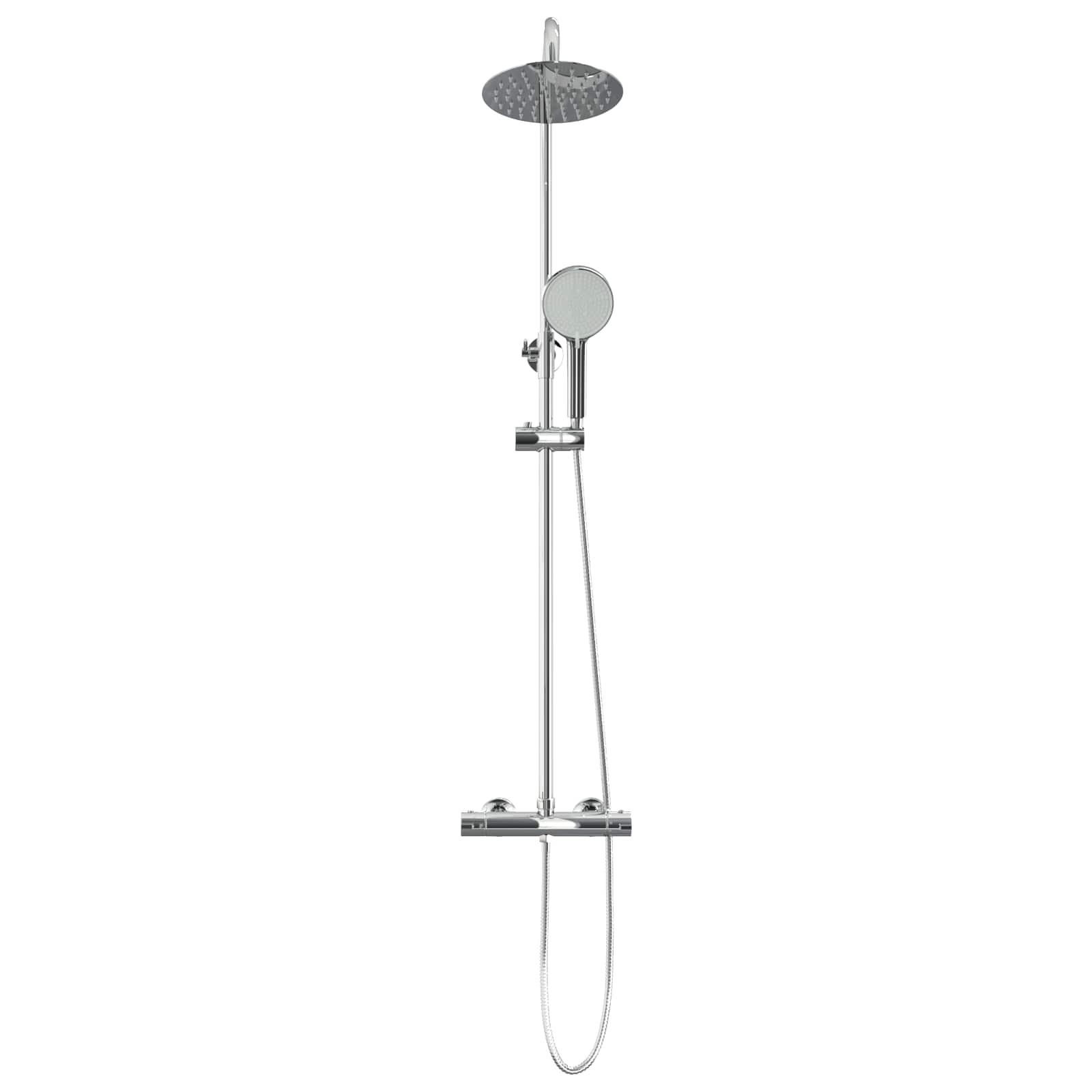 Thermostatisches Duschset Chrom 27 x 46 x 123 cm Edelstahl 201