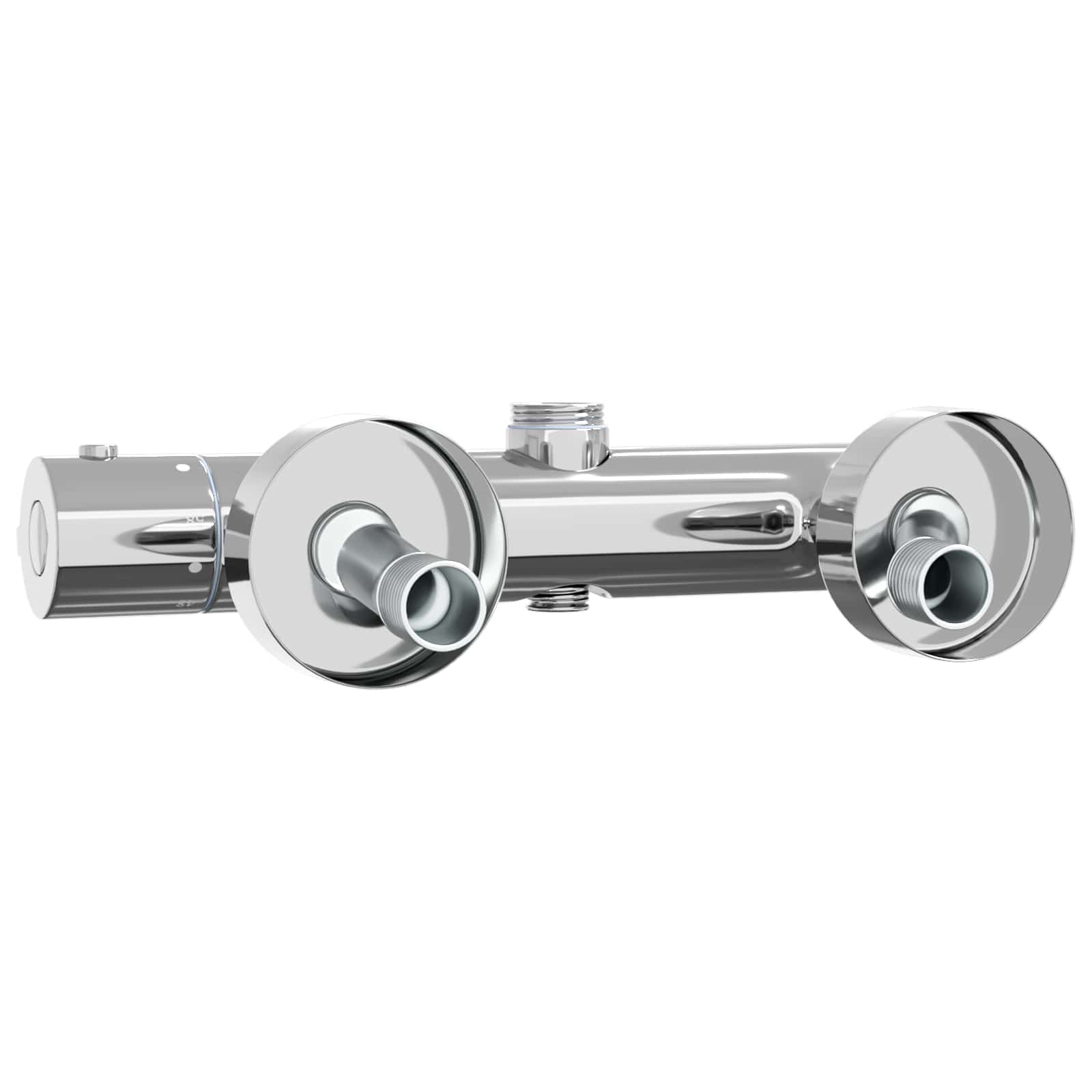 Thermostatischer Duschmischer Edelstahl 201 27 x 8 x 6 cm