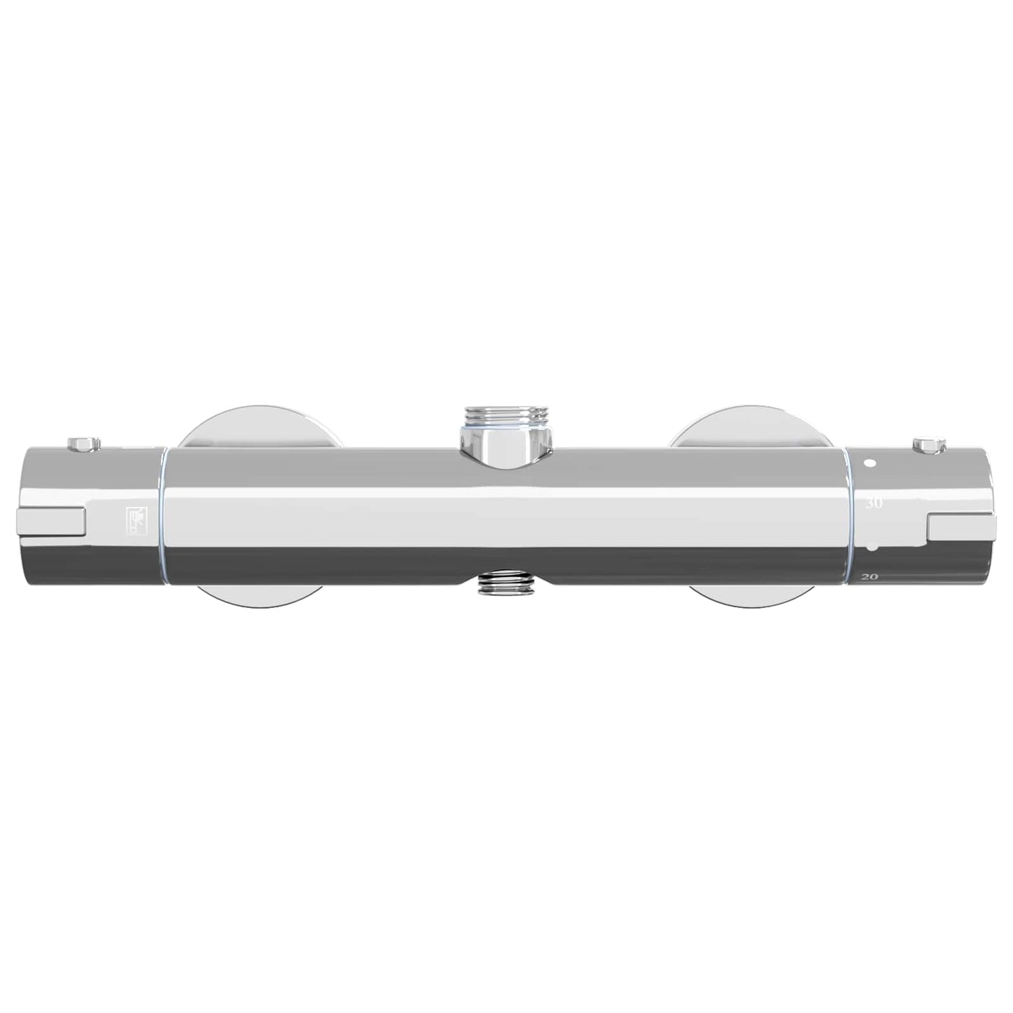 Thermostatischer Duschmischer Edelstahl 201 27 x 8 x 6 cm