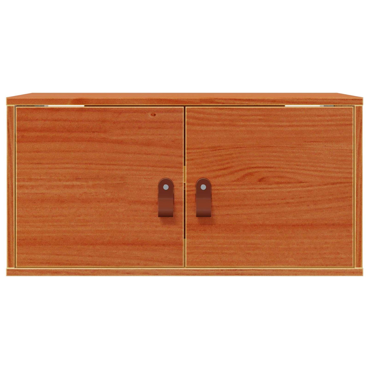Wandschrank Wachsbraun 60 x 30 x 30 cm Massives Kiefernholz