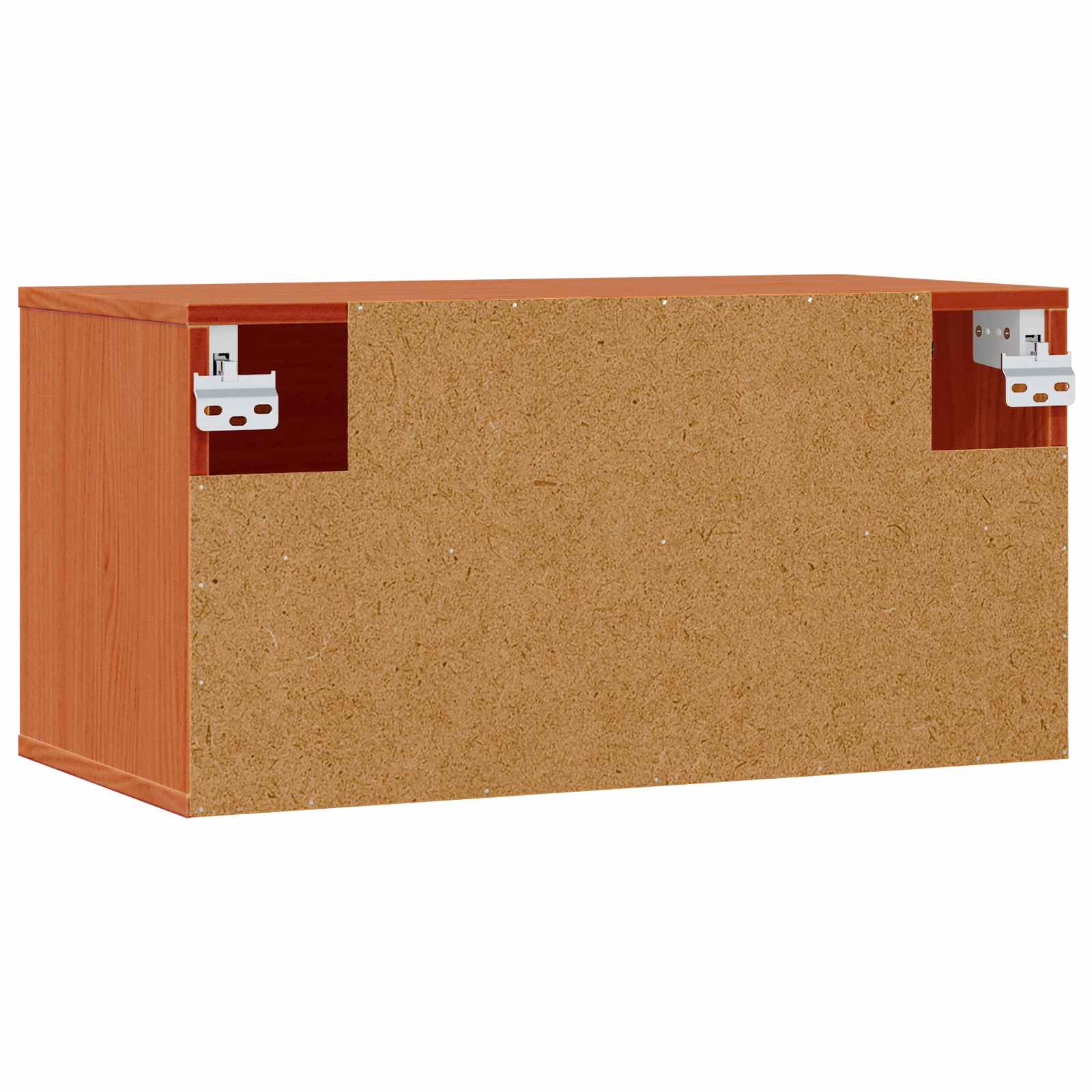 Wandschrank 2 stk. Wachsbraun 60 x 30 x 30 cm
