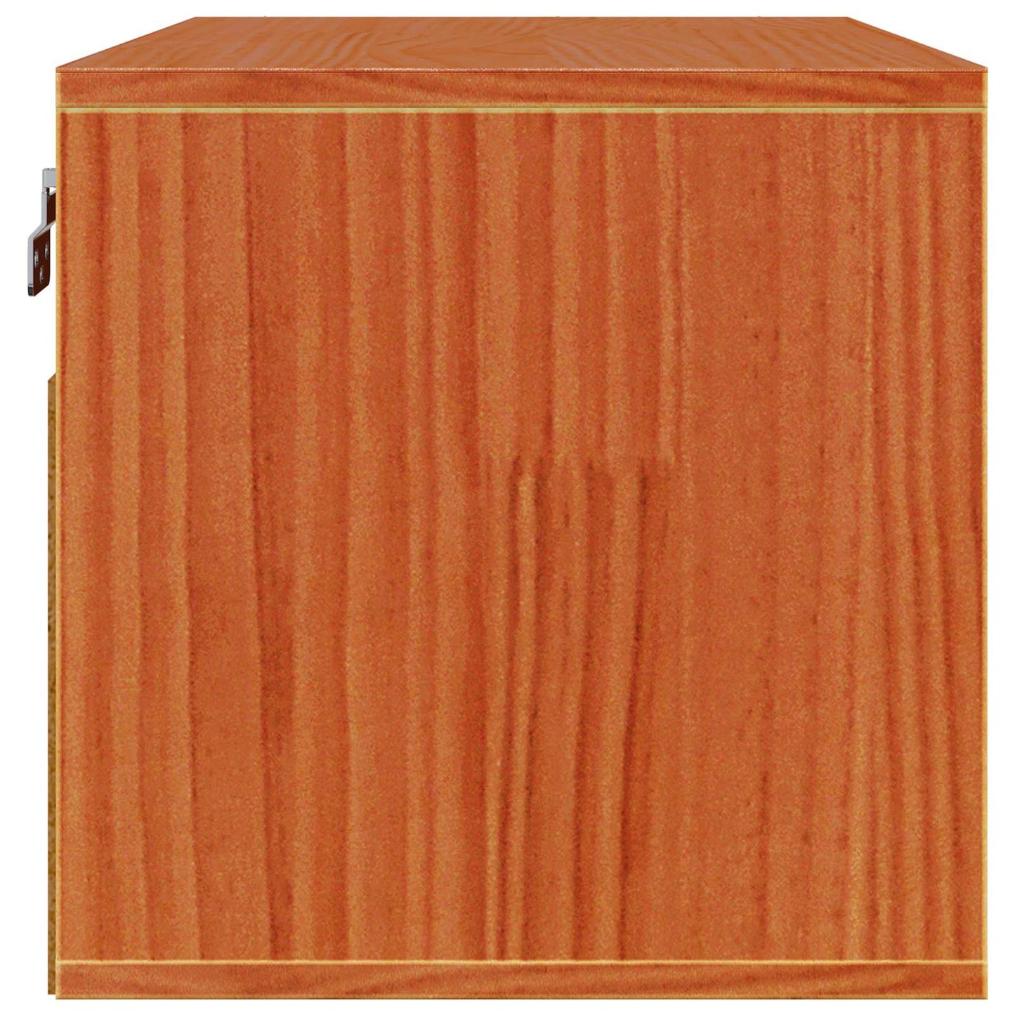 Wandschrank 2 stk. Wachsbraun 60 x 30 x 30 cm