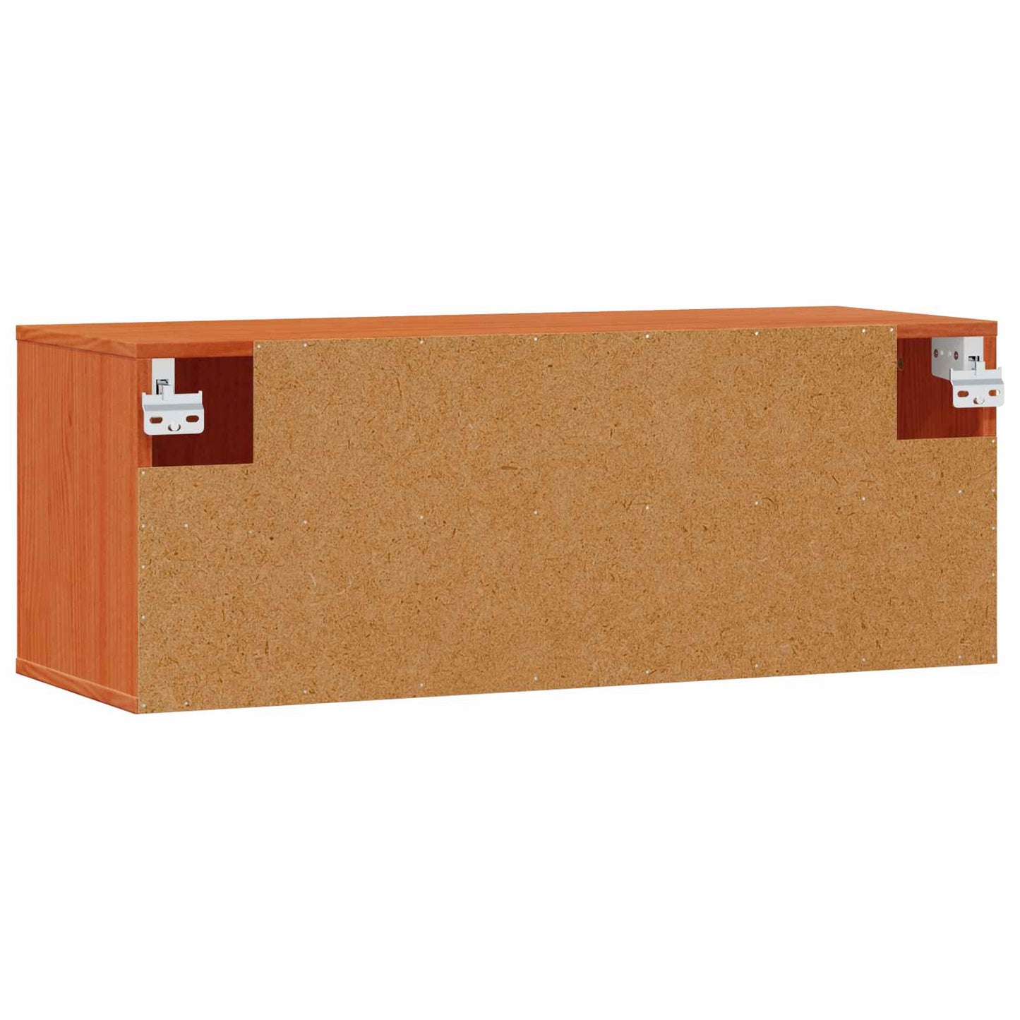 Wandschrank Wachsbraun 80 x 30 x 30 cm Massives Kiefernholz