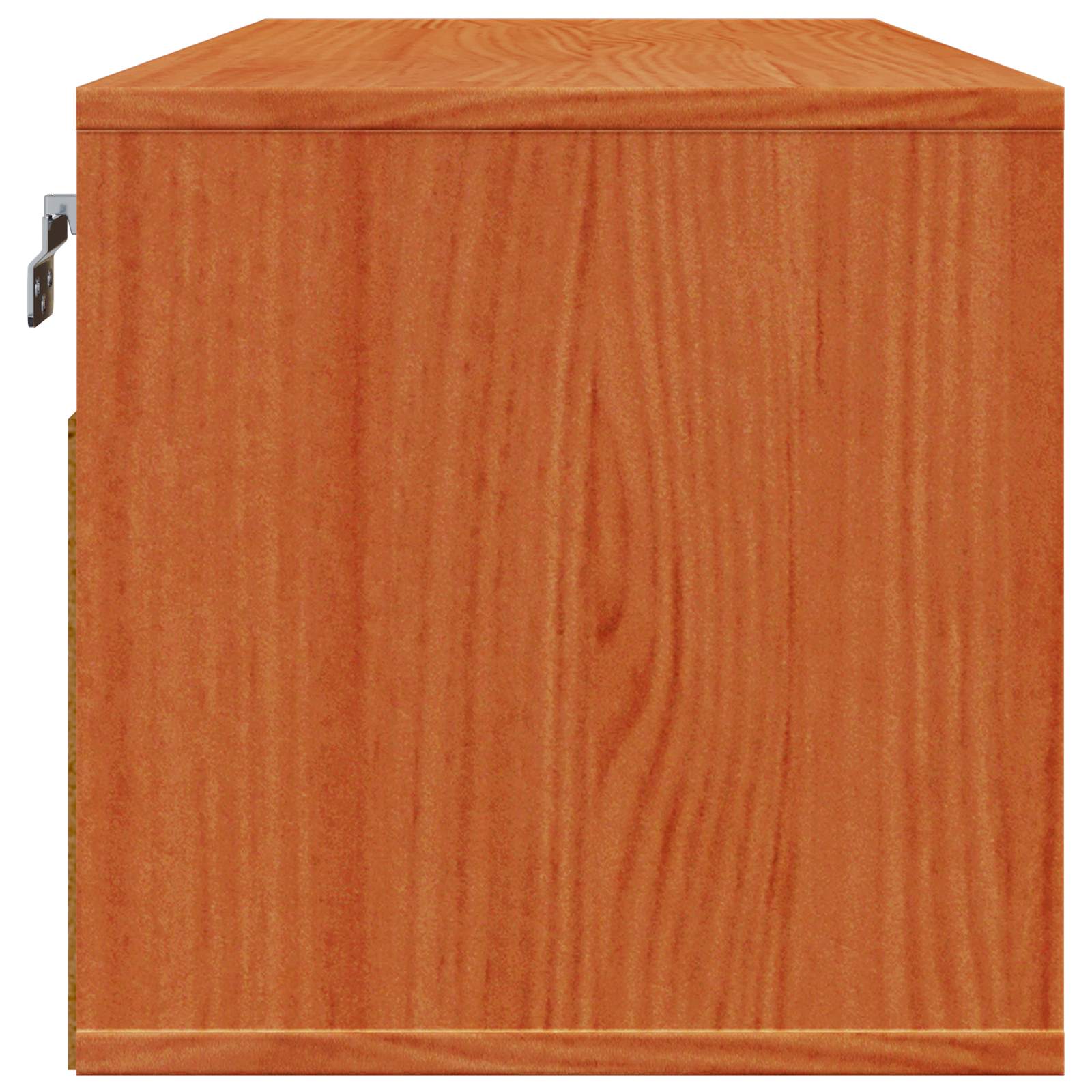Wandschrank 2 stk. Wachsbraun 80 x 30 x 30 cm