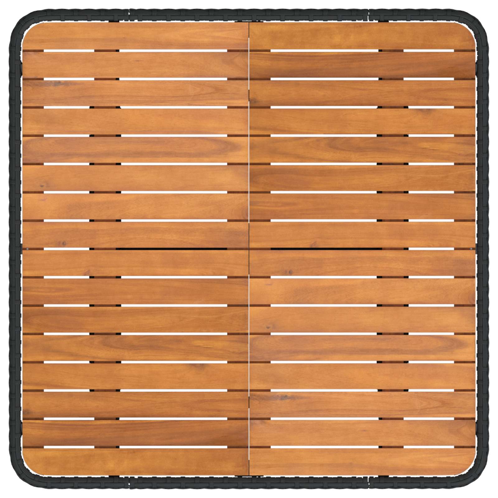 2 Stück Garten Mittel Sofa Mit Hochklapptisch Poly-Rattan