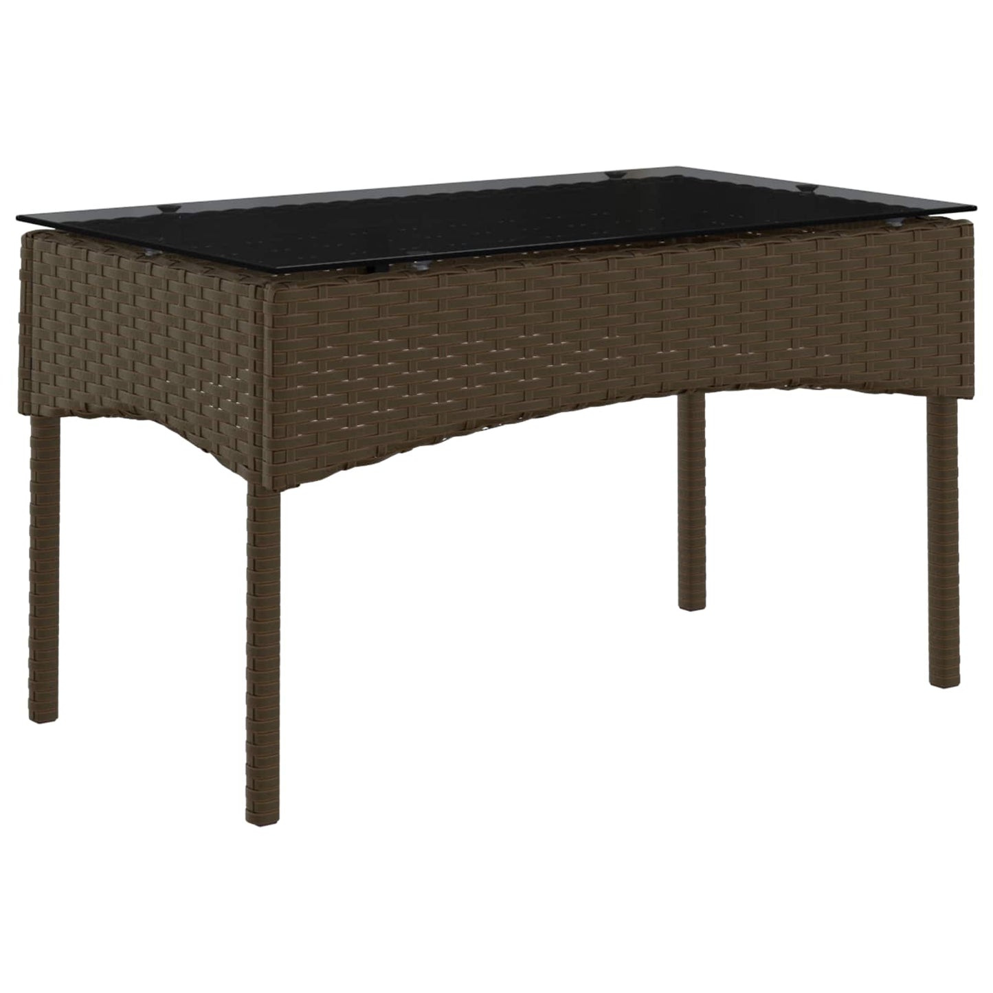 Gartensofa-set mit Kissen 2 pcs Poly-Rattan