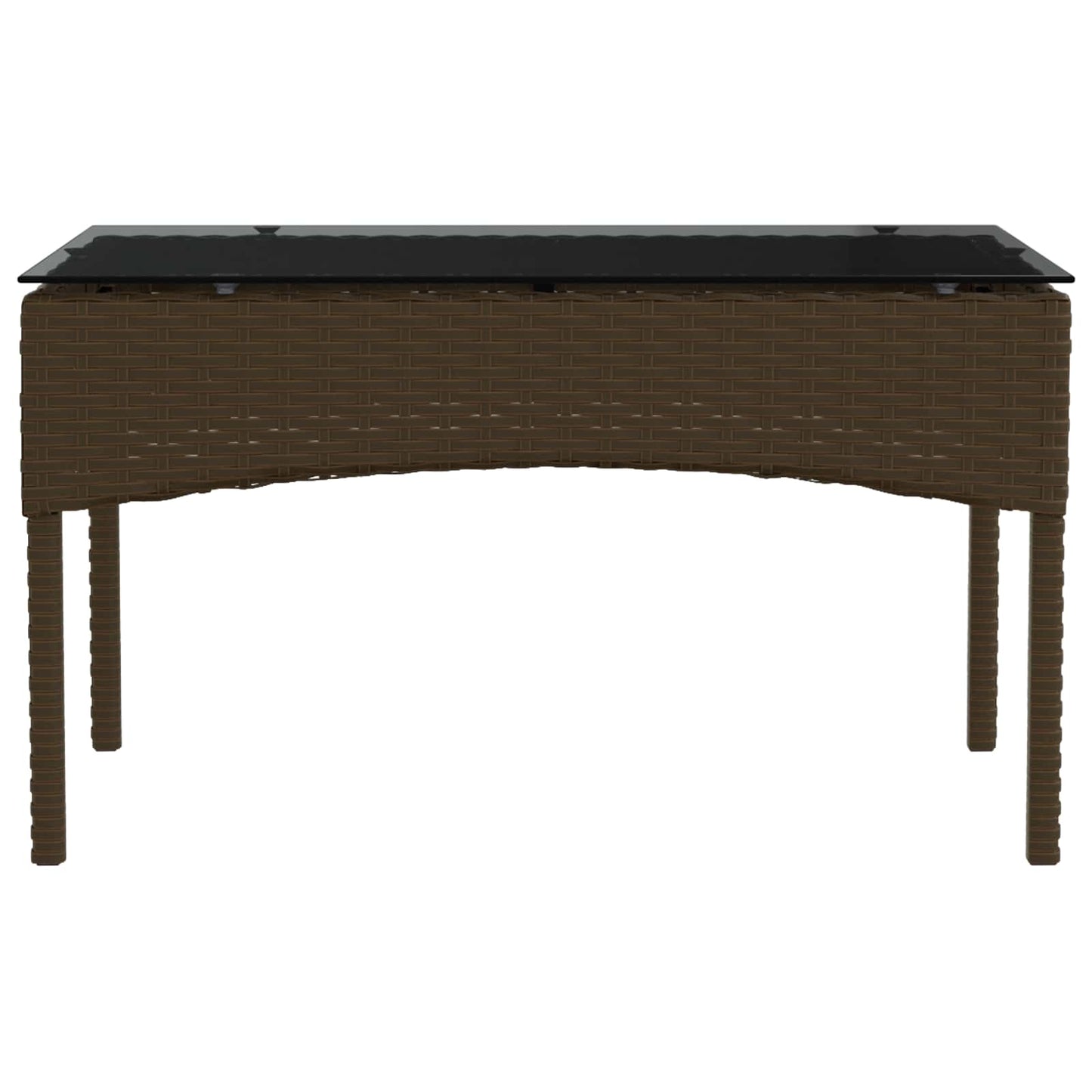 Gartensofa-set mit Kissen 2 pcs Poly-Rattan
