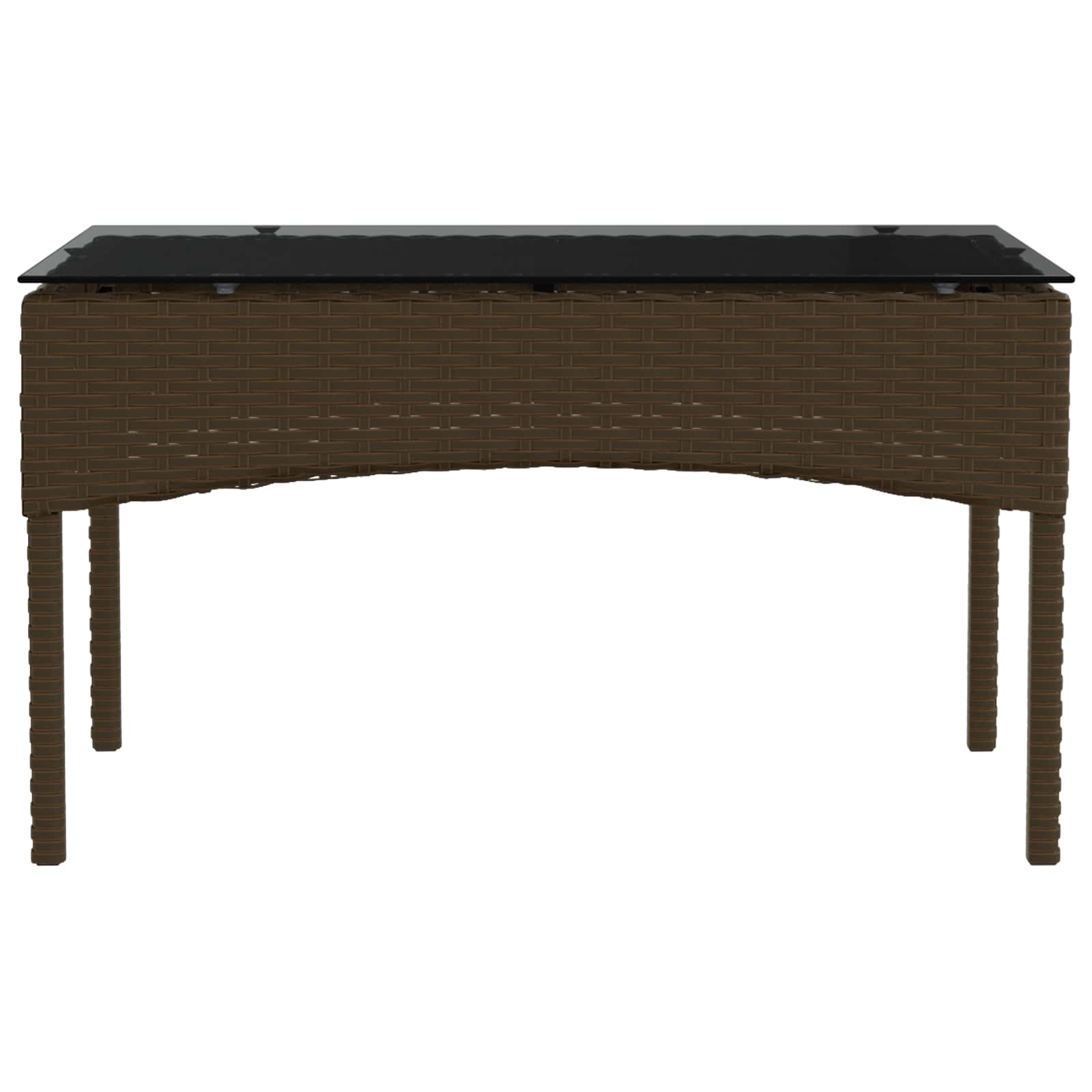 Gartensofa-set mit Kissen 2 pcs Poly-Rattan