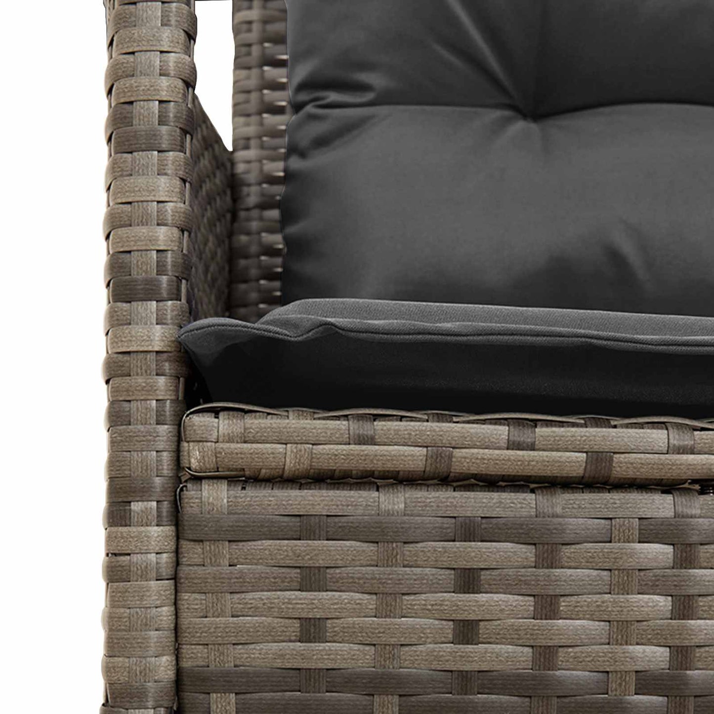 Gartensofa-set 2 stk. Poly-Rattan