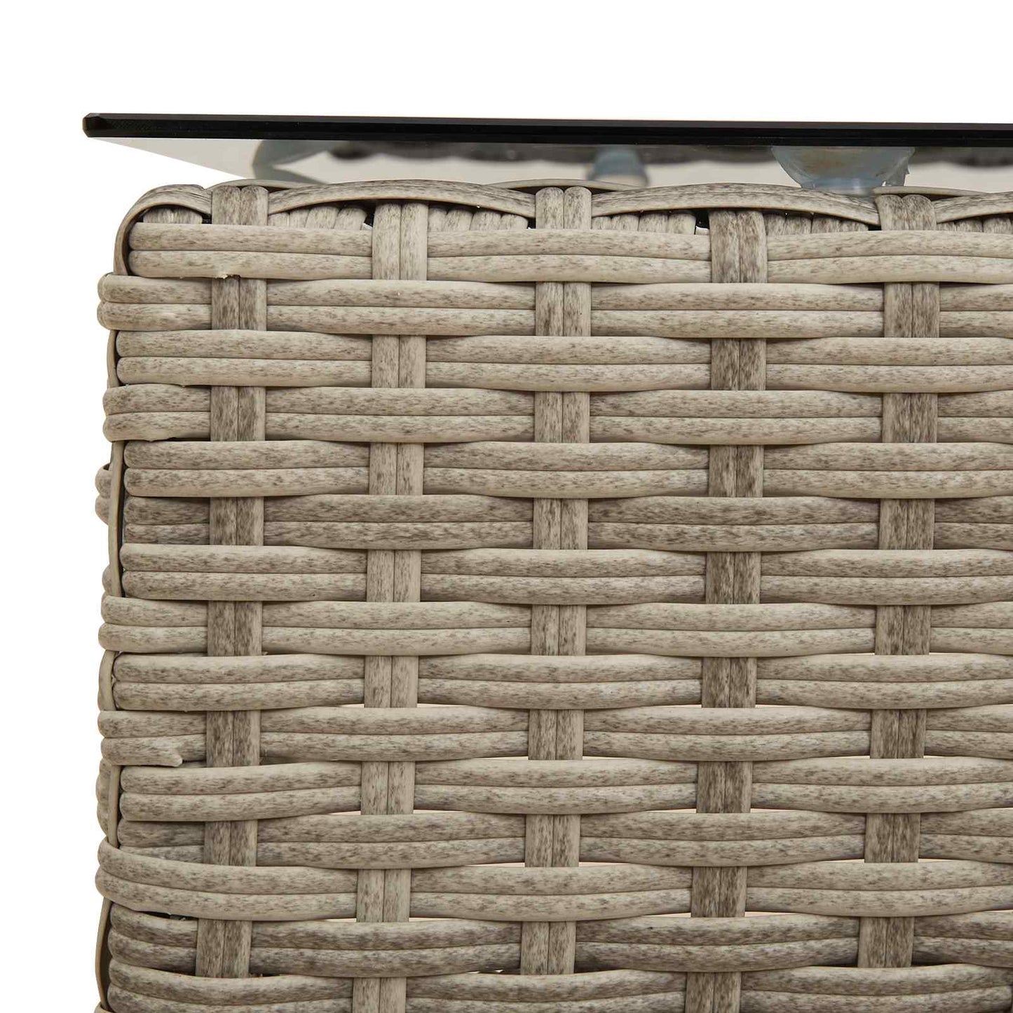 Gartensofa-set mit Kissen 2 pcs Poly-Rattan
