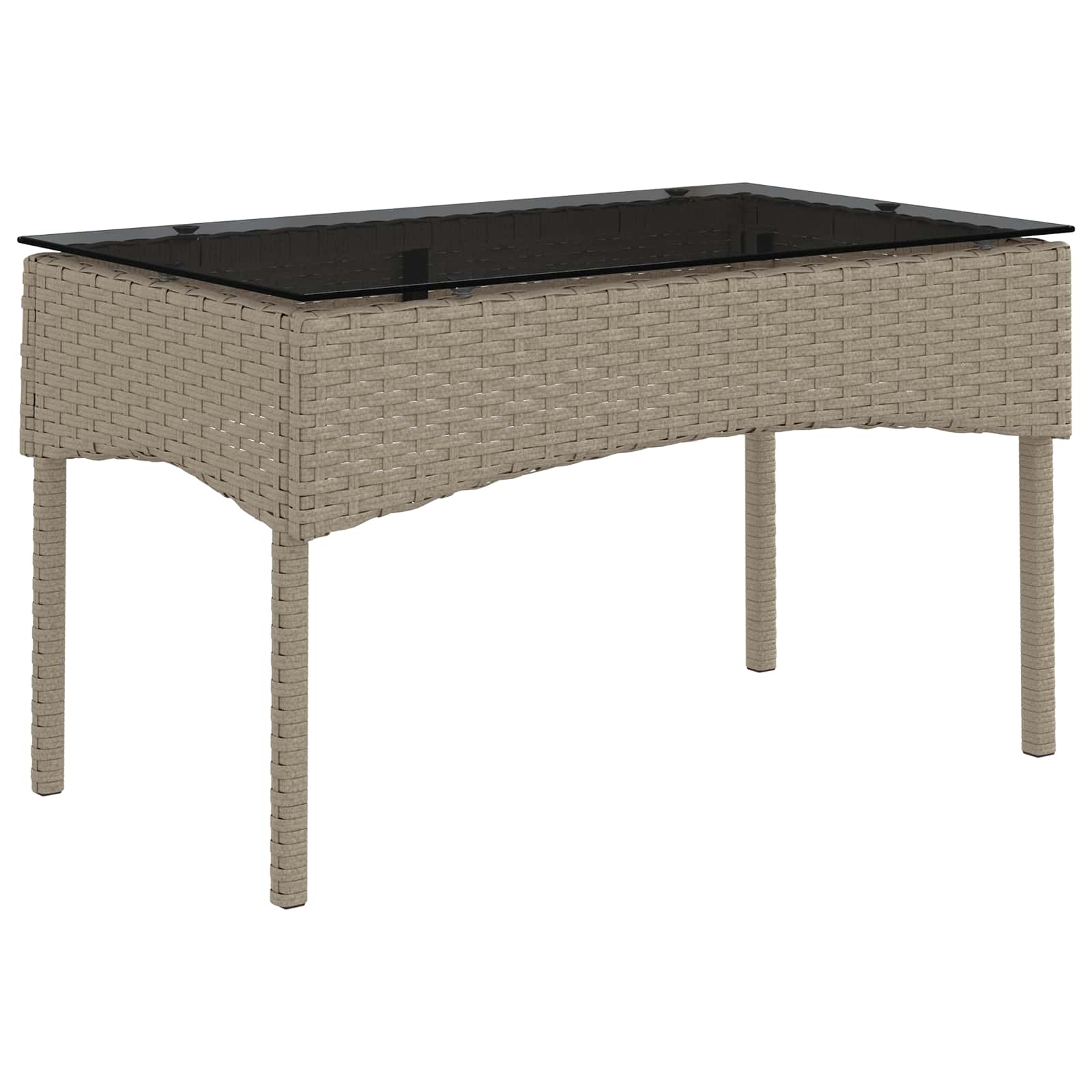 Gartensofa-set mit Kissen 2 pcs Poly-Rattan