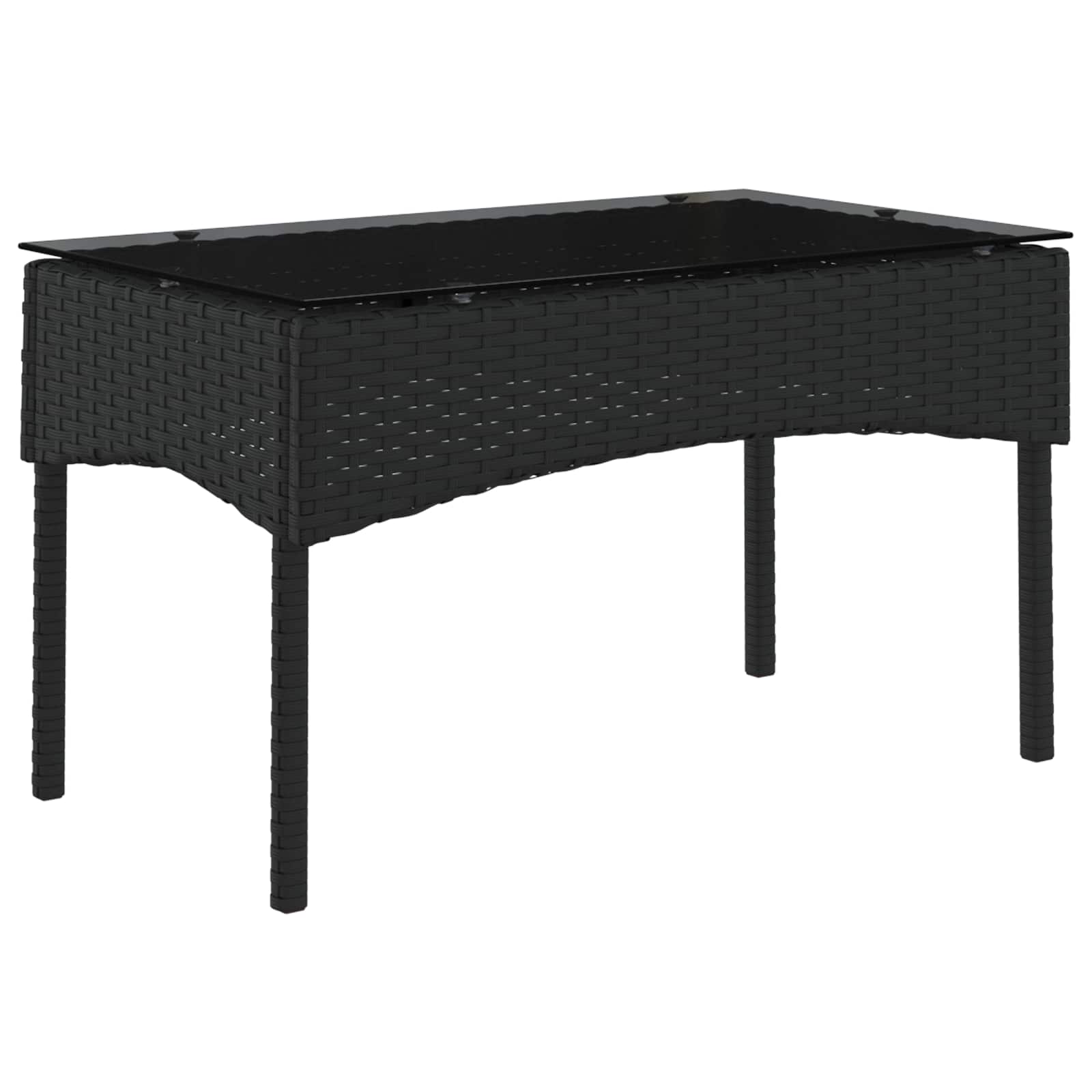 Gartensofa-set mit Kissen 2 pcs Poly-Rattan