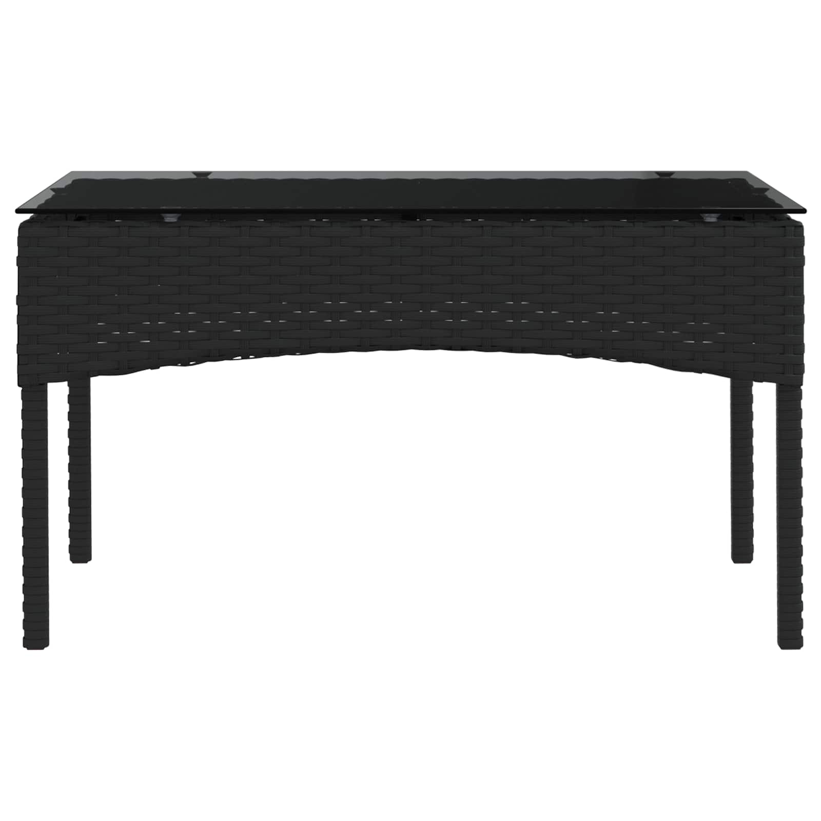 Gartensofa-set mit Kissen 2 pcs Poly-Rattan