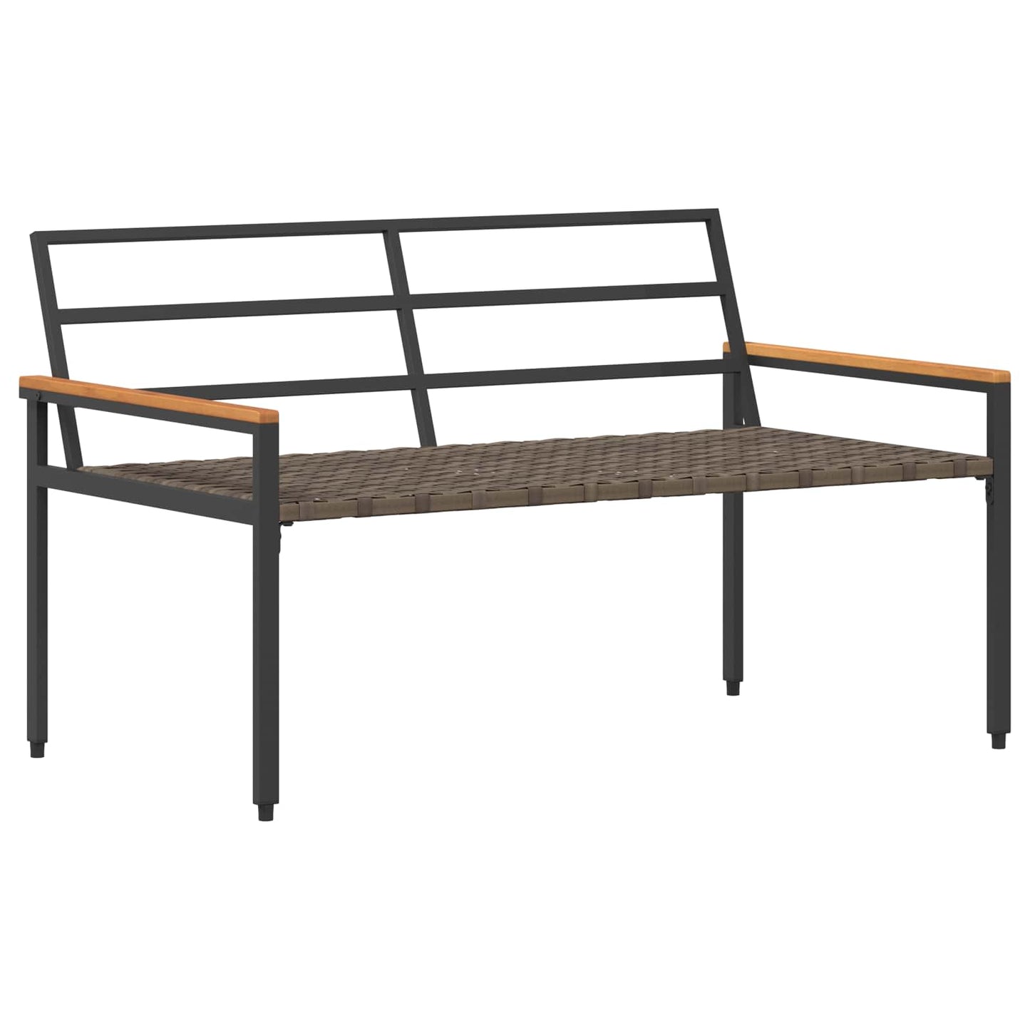 Bank Outdoor 2 -Seater 116 x 67,5 x 72 cm Poly-Rattan