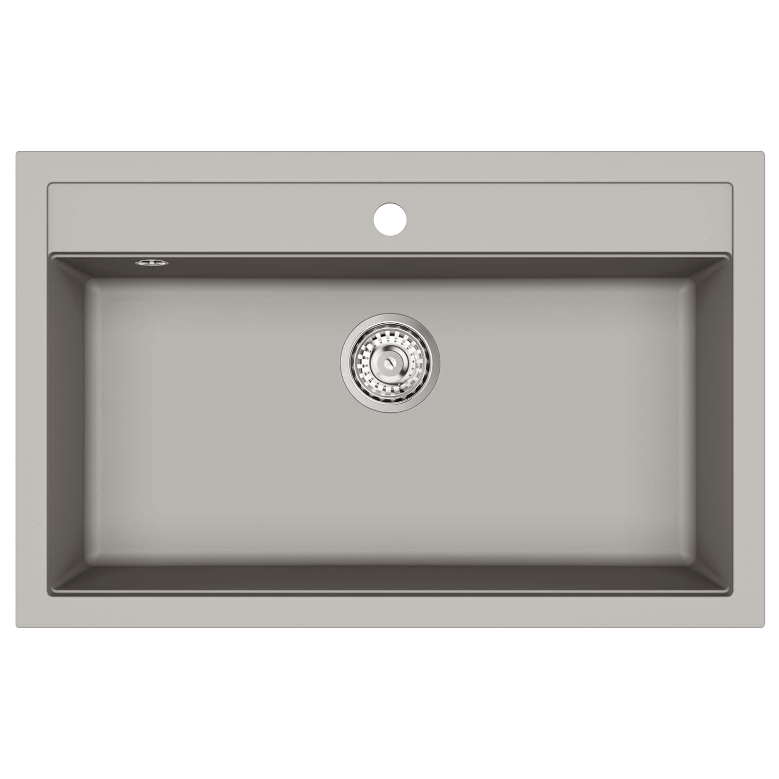 Waschbecken Granit 795 x 505 mm Grau