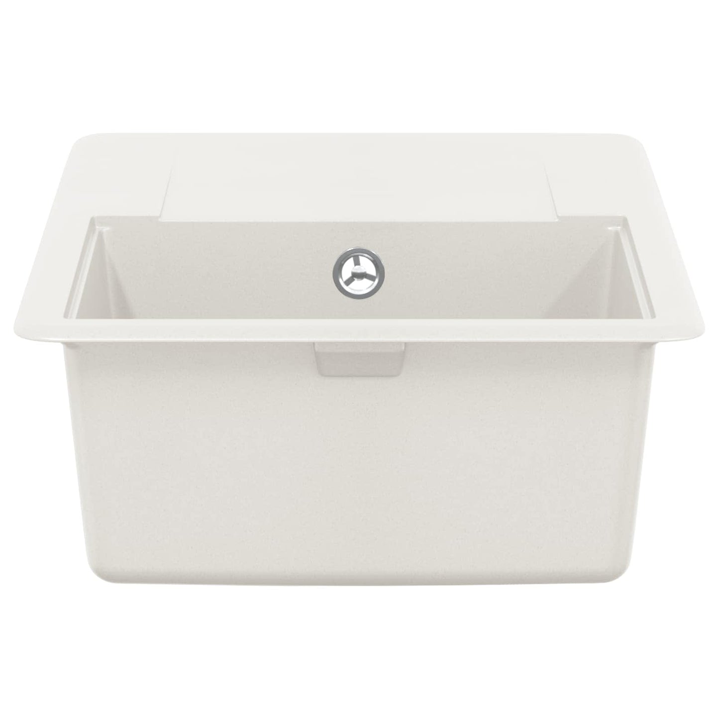 Waschbecken 80% Quarz und 20% Harz 670 x 460 mm Weiß