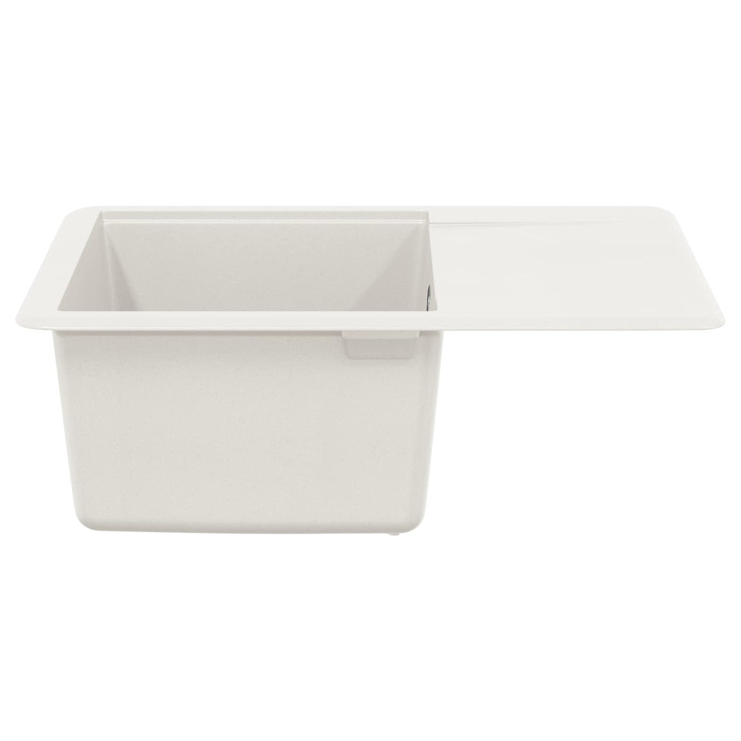 Waschbecken 80% Quarz und 20% Harz 560 x 460 mm Weiß