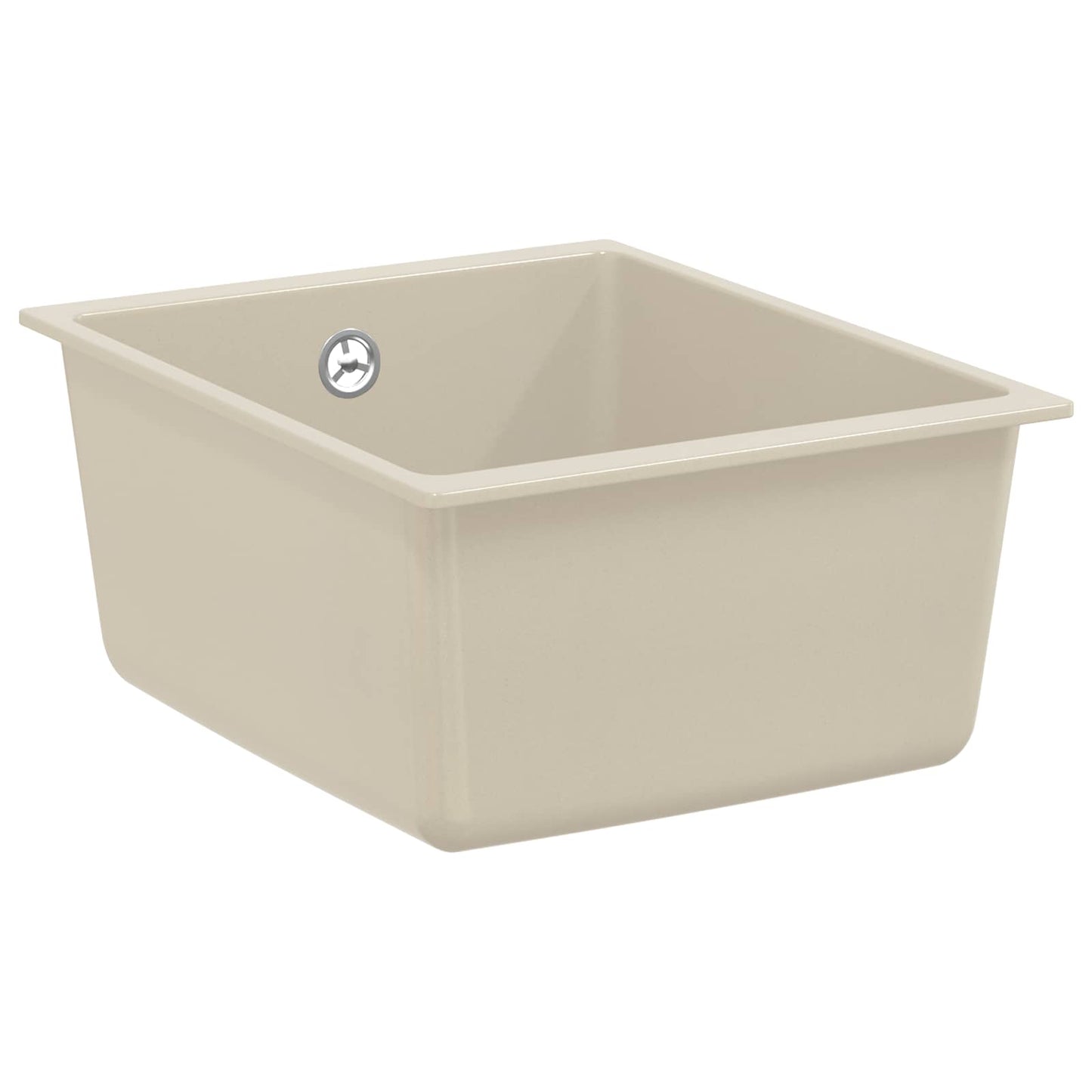 Waschbecken 80% Quarz und 20% Harz 370 x 460 mm Beige