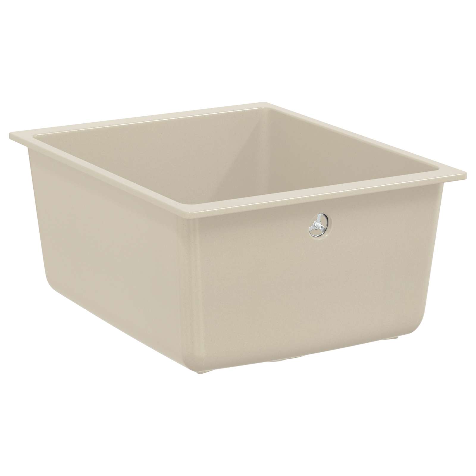 Waschbecken 80% Quarz und 20% Harz 370 x 460 mm Beige