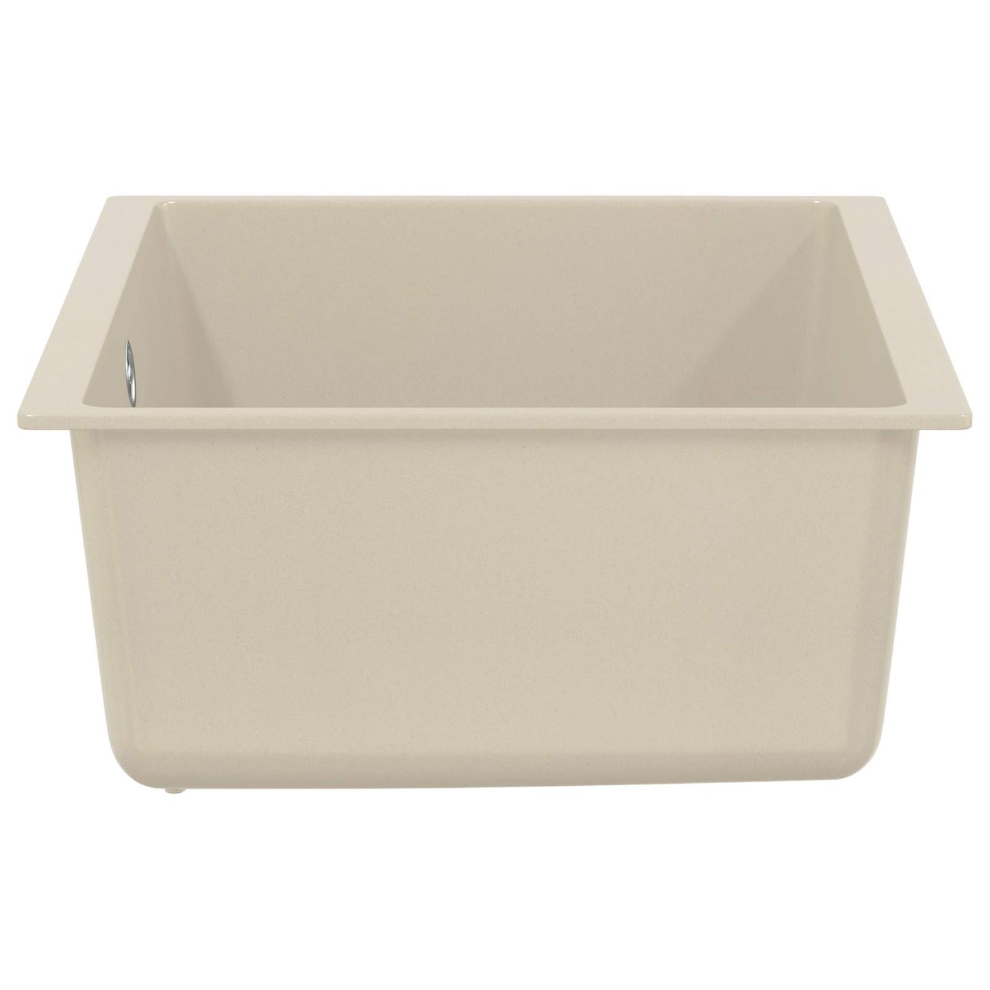 Waschbecken 80% Quarz und 20% Harz 530 x 460 mm Beige