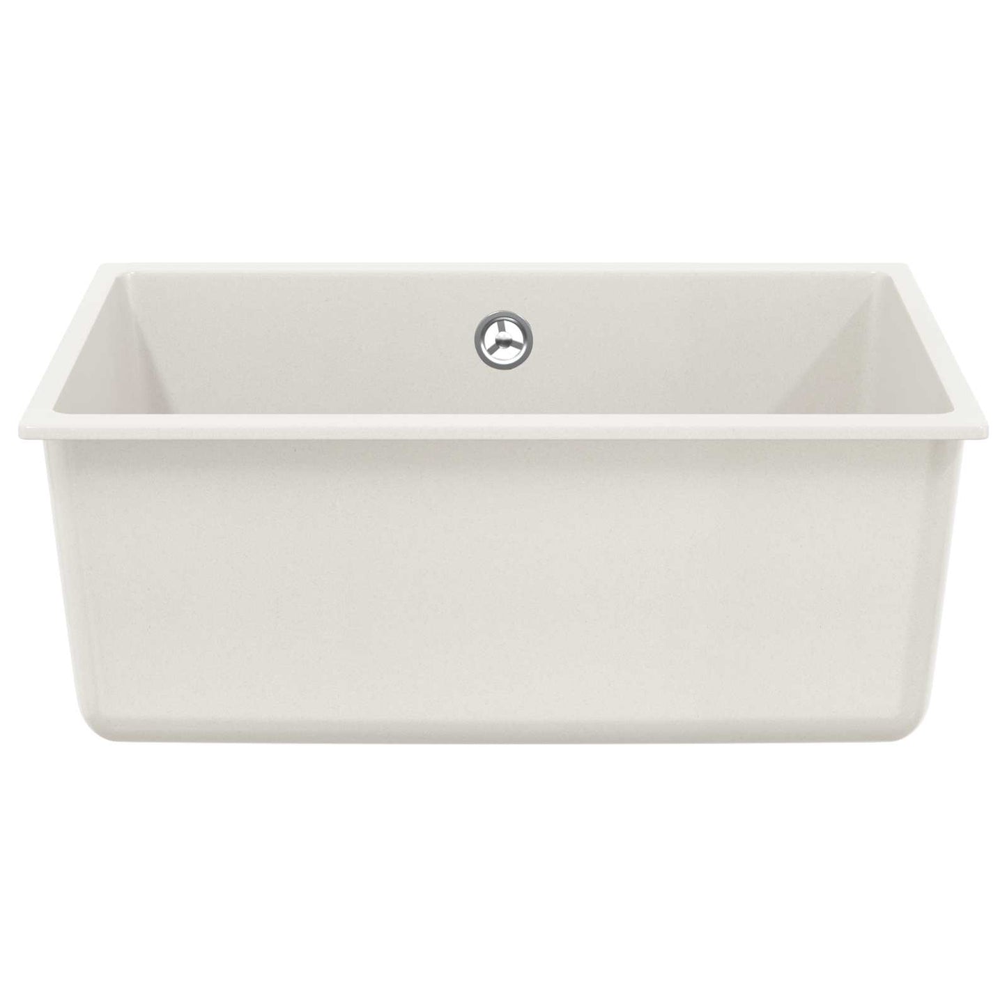 Waschbecken 80% Quarz und 20% Harz 530 x 460 mm Weiß