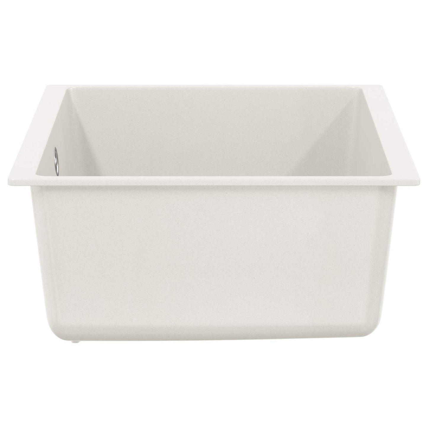 Waschbecken 80% Quarz und 20% Harz 530 x 460 mm Weiß