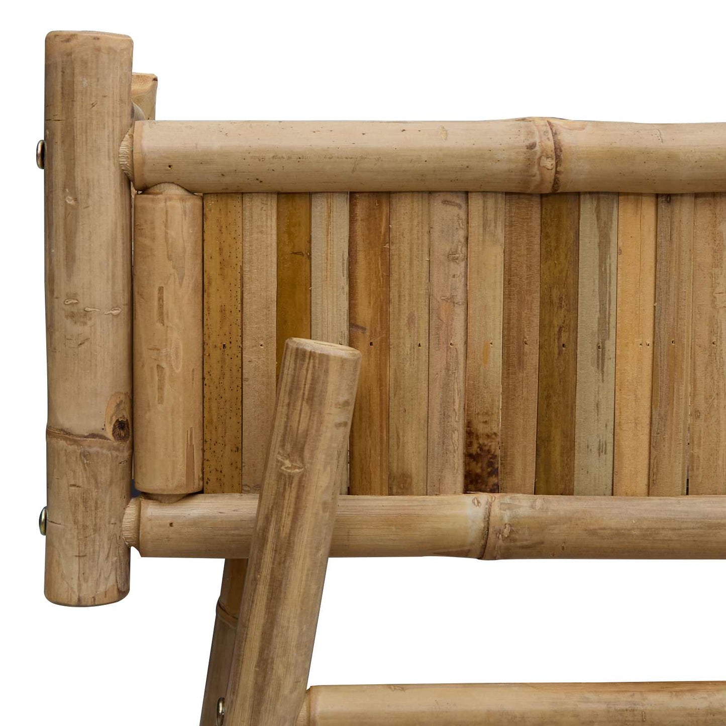 Gartenpflanzer mit Halter Natur 50 x 38 x 114 cm Bambus