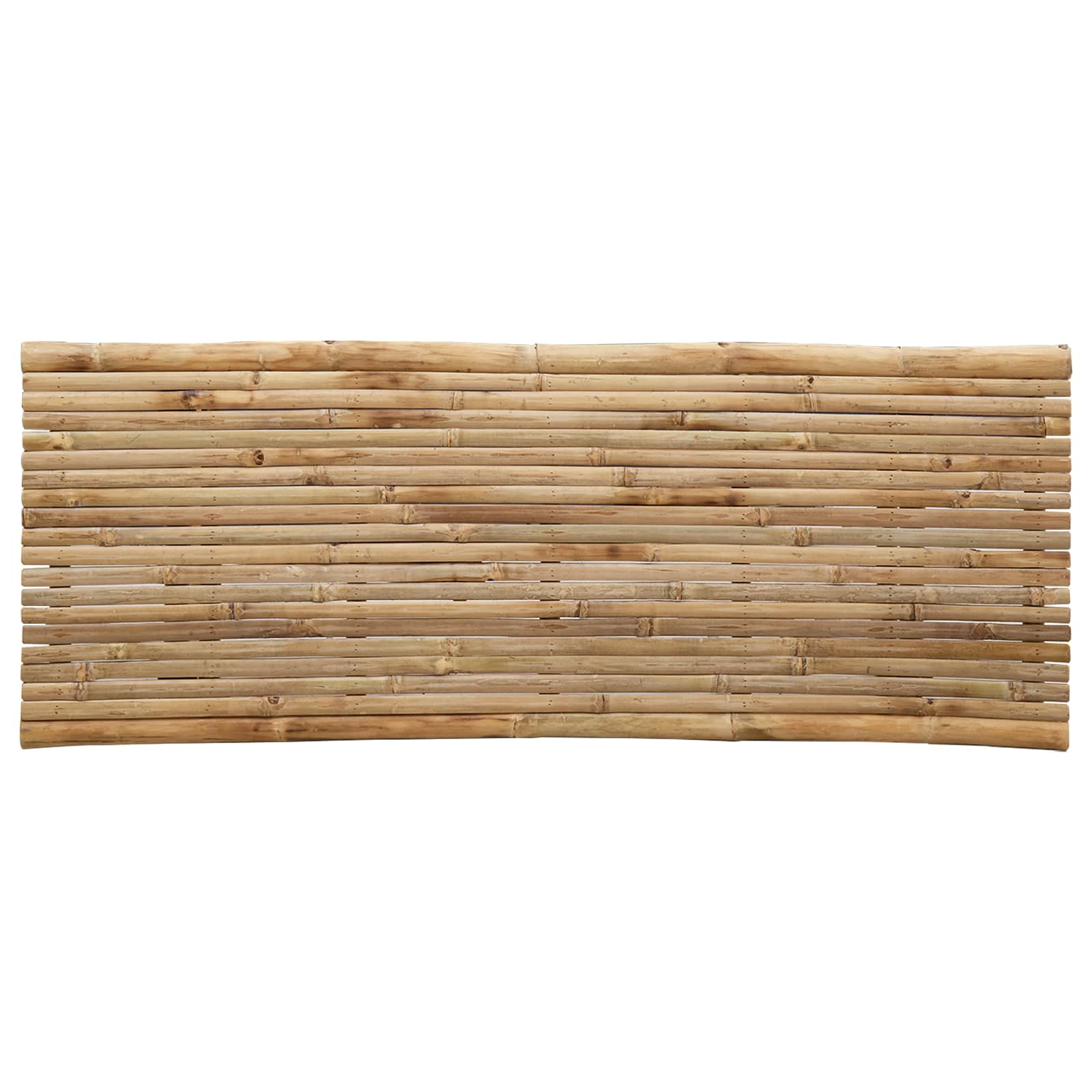 Gartenbank 110 x 45 x 50 cm Bambus Natur Rechtwinklig