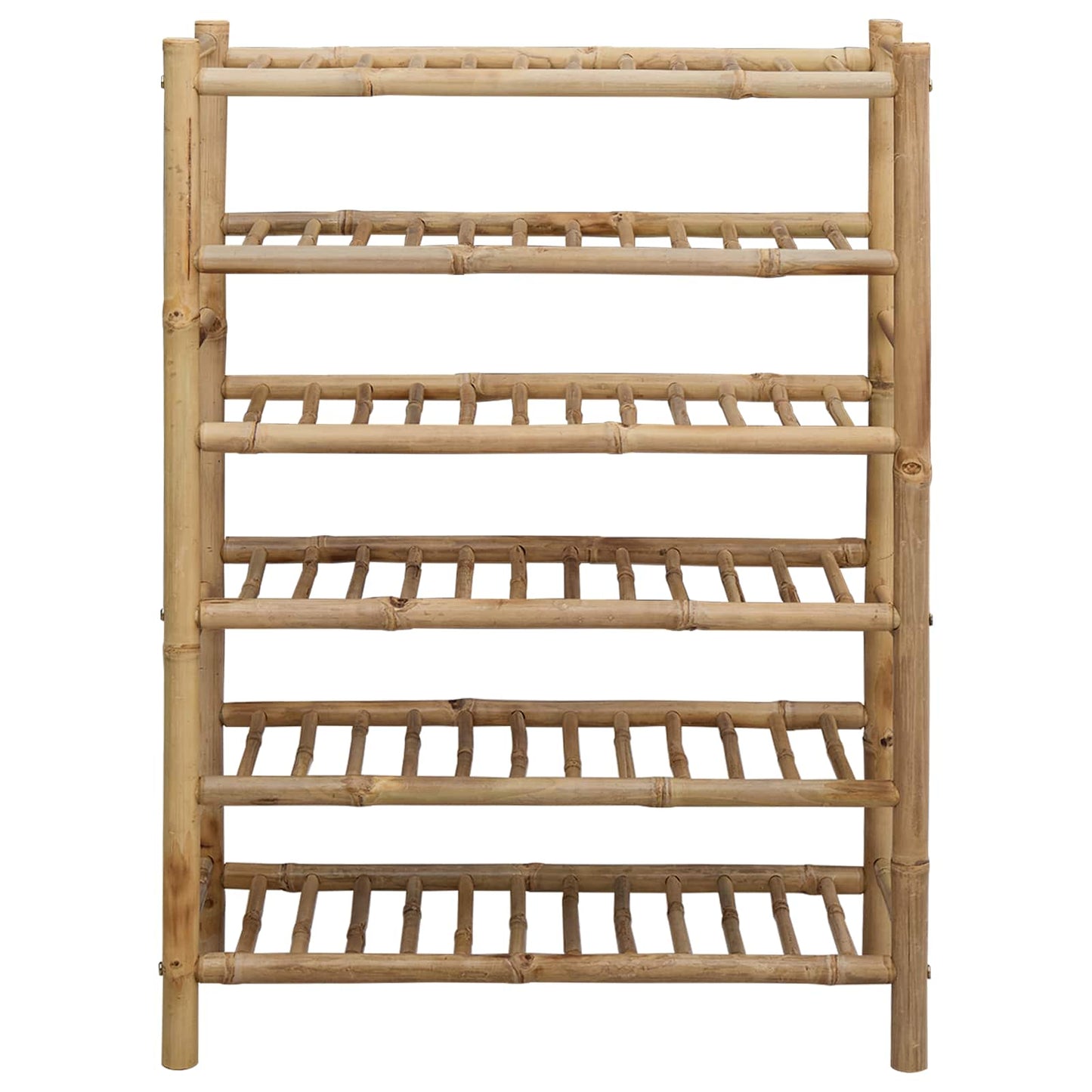Schuhregal 68 x 28 x 96 cm Bambus Natur