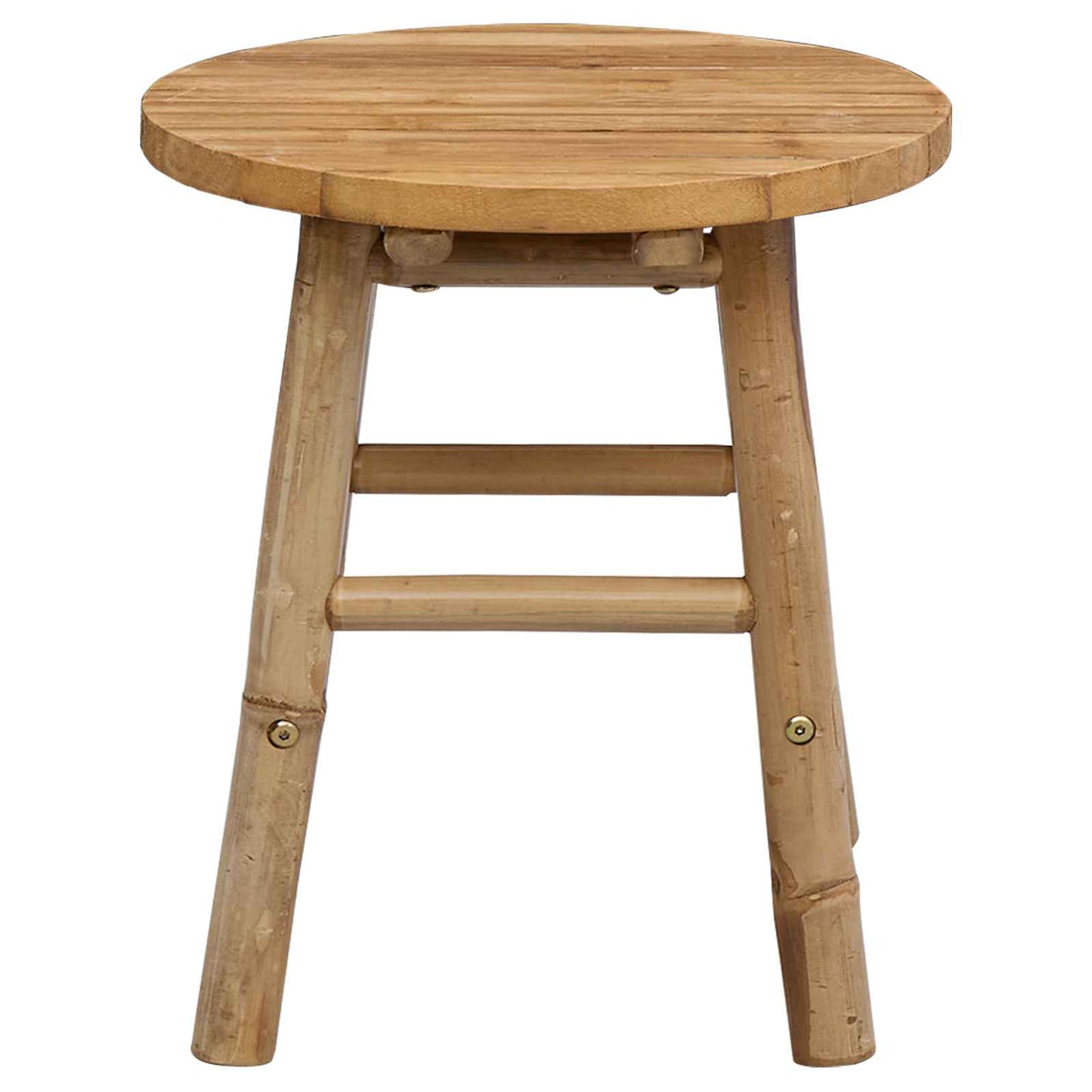 Gartenhocker Natur Ø 38 x 42 cm Bambus