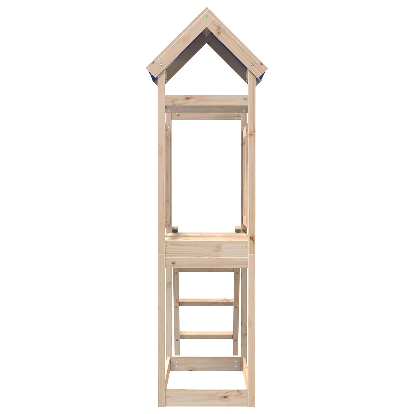 Spielturm Braun 52,5 x 110,5 x 215 cm Massives Kiefernholz