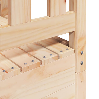 Spielturm Braun 52,5 x 85 x 238 cm Massives Kiefernholz