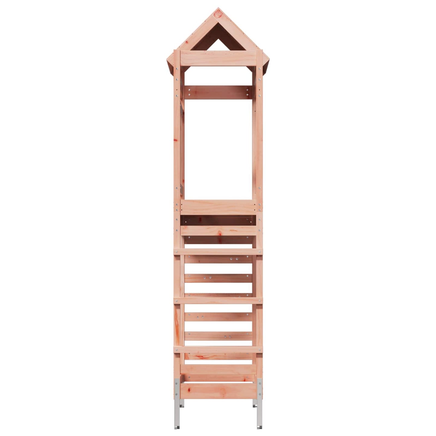 Spielturm Braun 52,5 x 85 x 238 cm Massives Douglasienholz