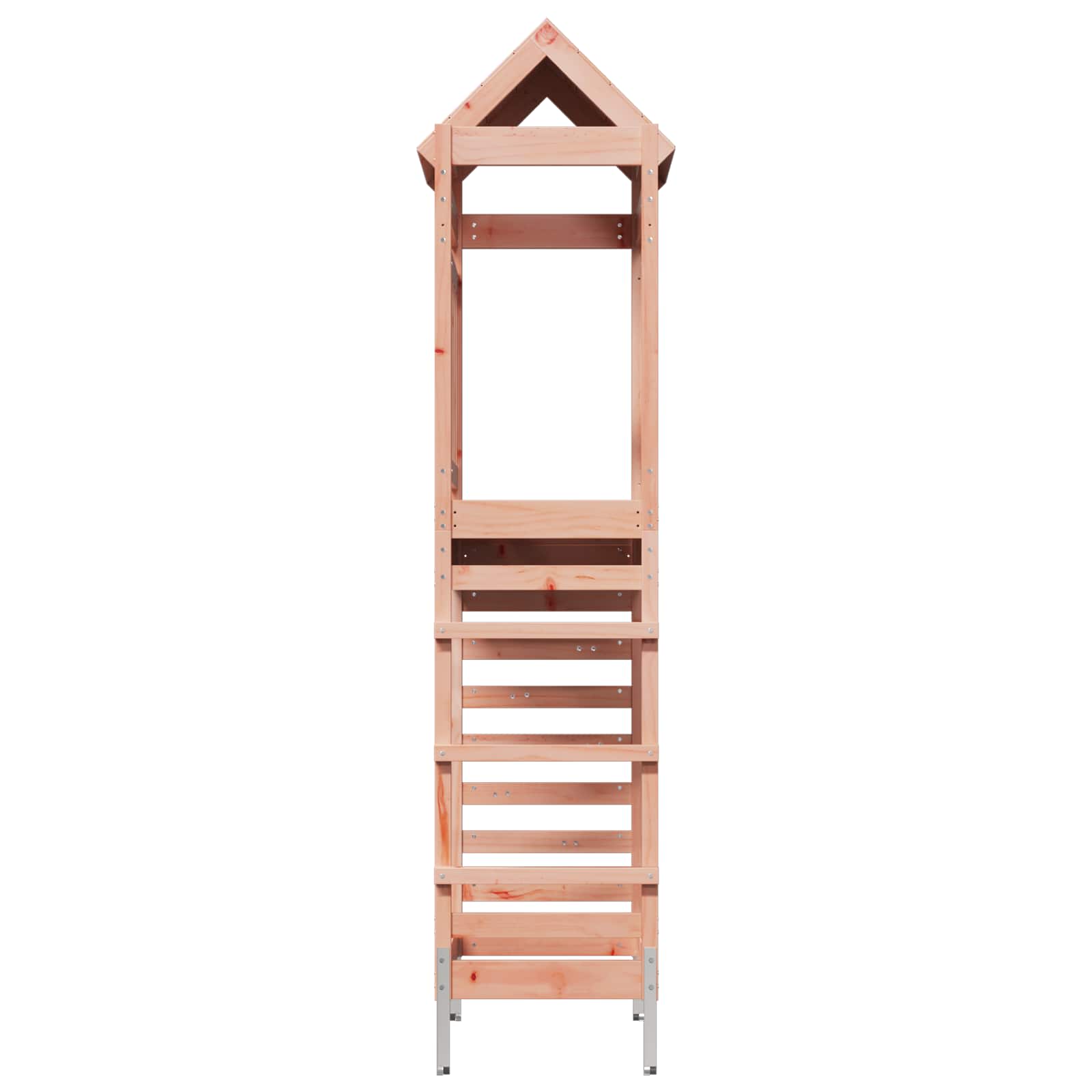 Spielturm Braun 52,5 x 85 x 238 cm Massives Douglasienholz