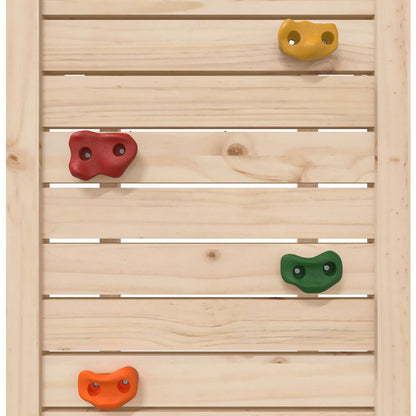 Spielturm Braun 53 x 110,5 x 214 cm Massives Kiefernholz