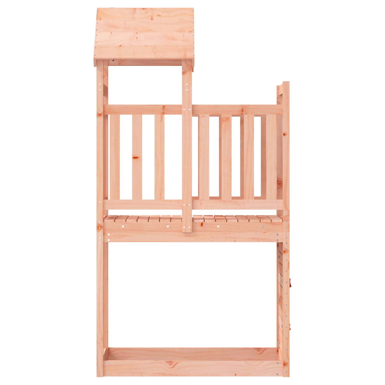Spielturm Braun 53 x 110,5 x 214 cm Massives Douglasienholz