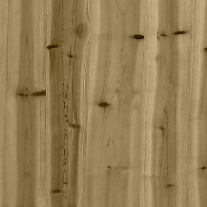 Spielturm Braun 53 x 110,5 x 214 cm Massives imprägniertes Holz