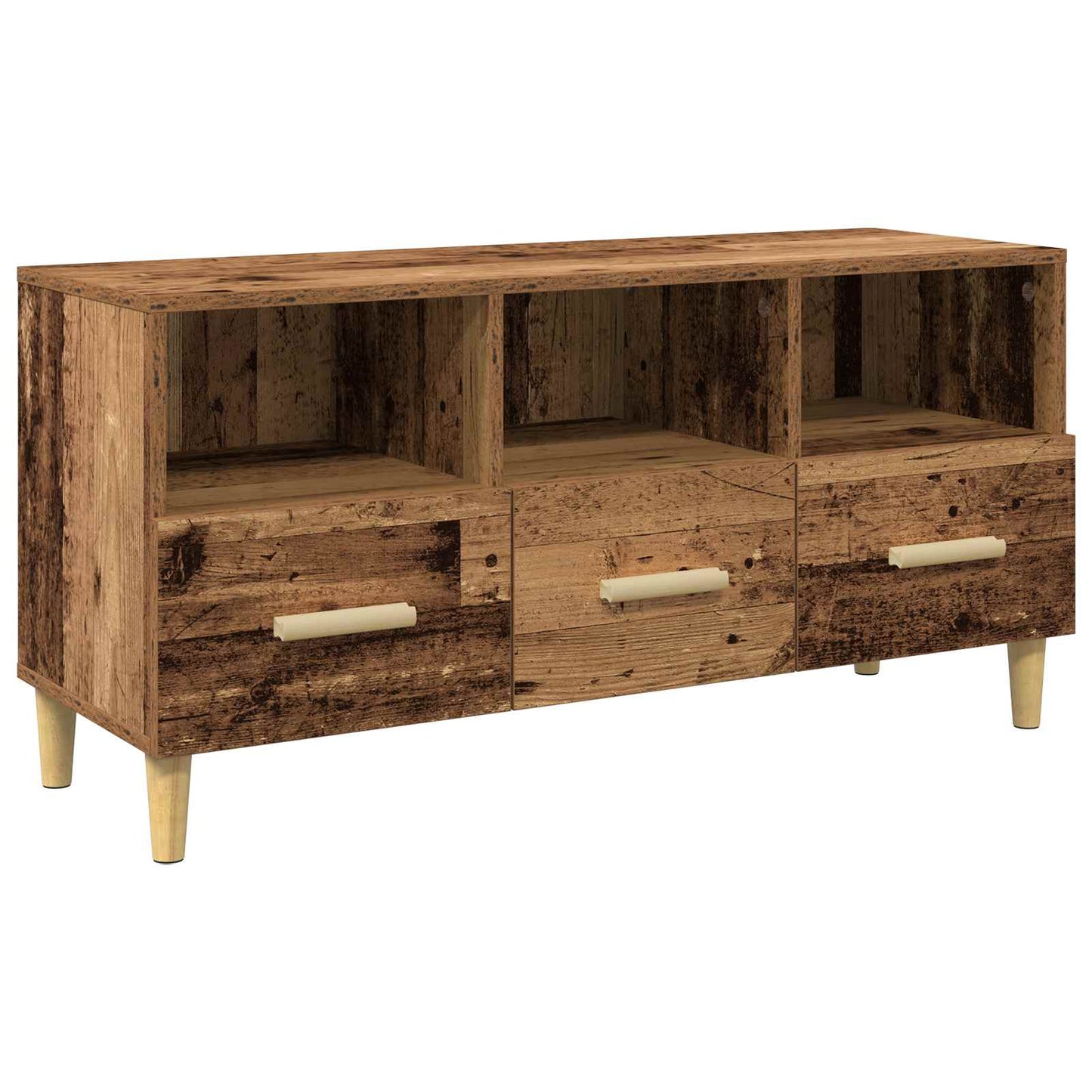 TV-Schränk 102 x 36 x 50 cm Altholz Holzwerkstoff