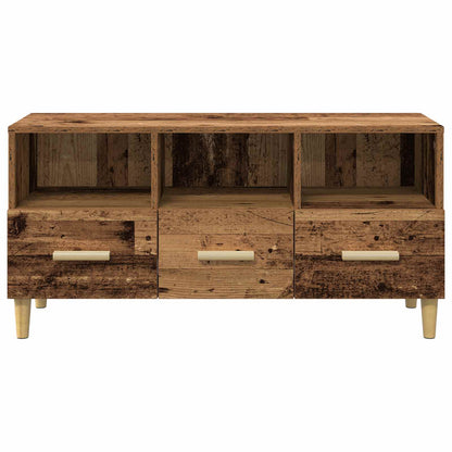 TV-Schränk 102 x 36 x 50 cm Altholz Holzwerkstoff